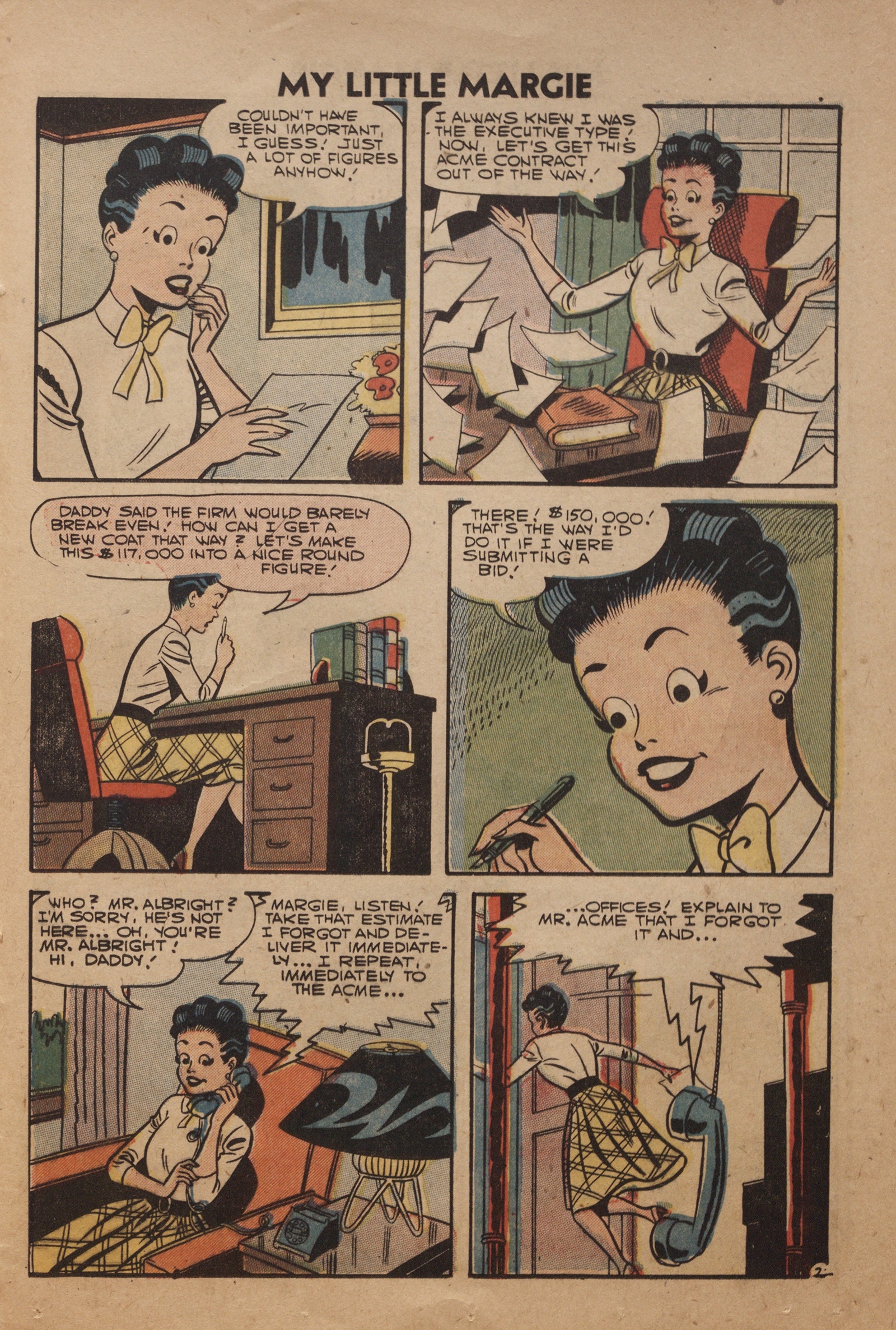 Read online My Little Margie (1954) comic -  Issue #15 - 21