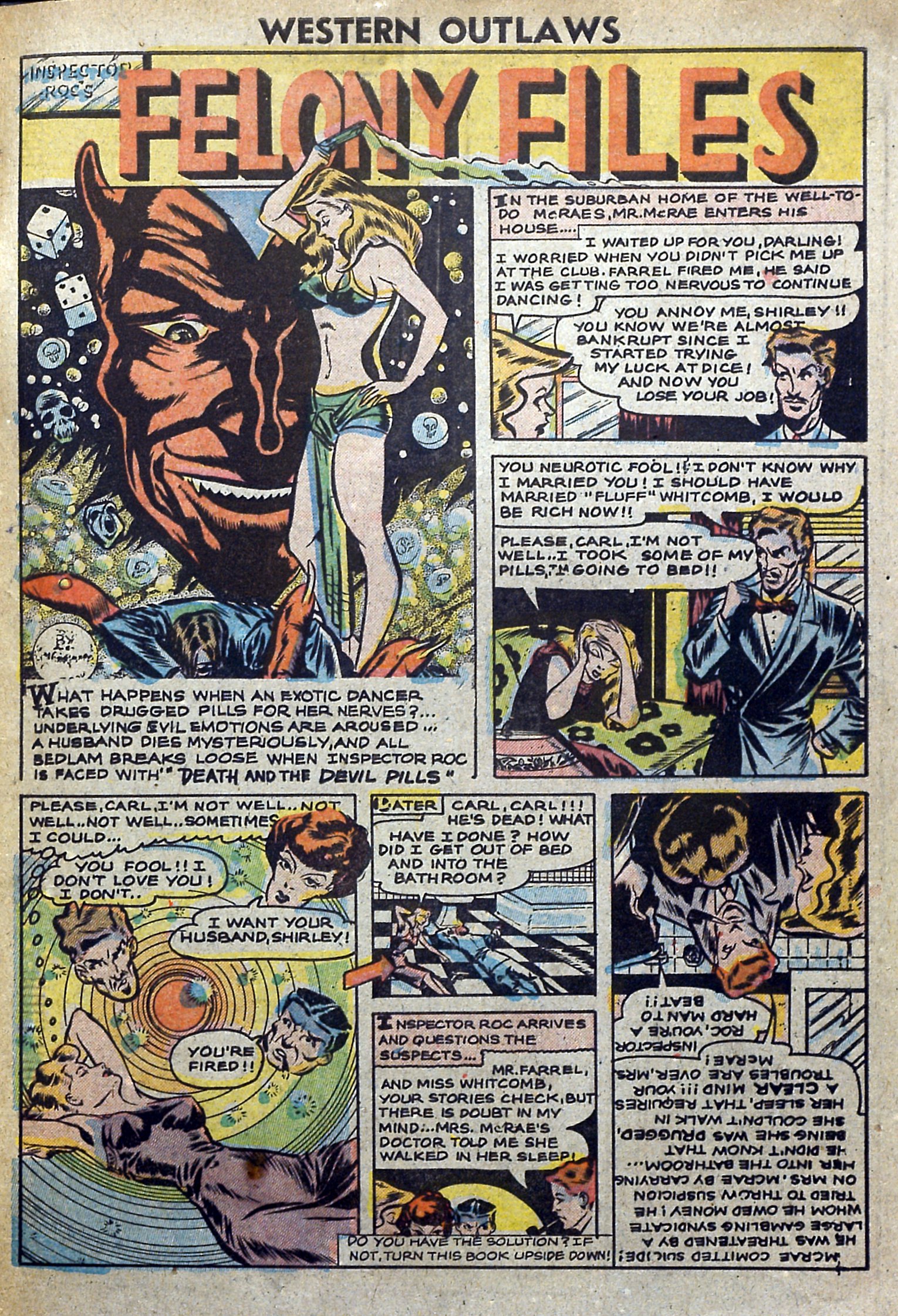 Read online Western Outlaws (1948) comic -  Issue #17 - 31