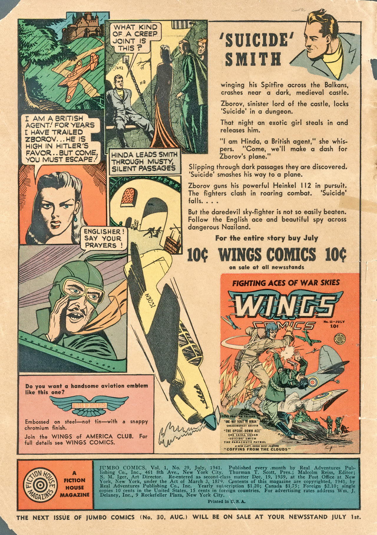 Read online Jumbo Comics comic -  Issue #29 - 2
