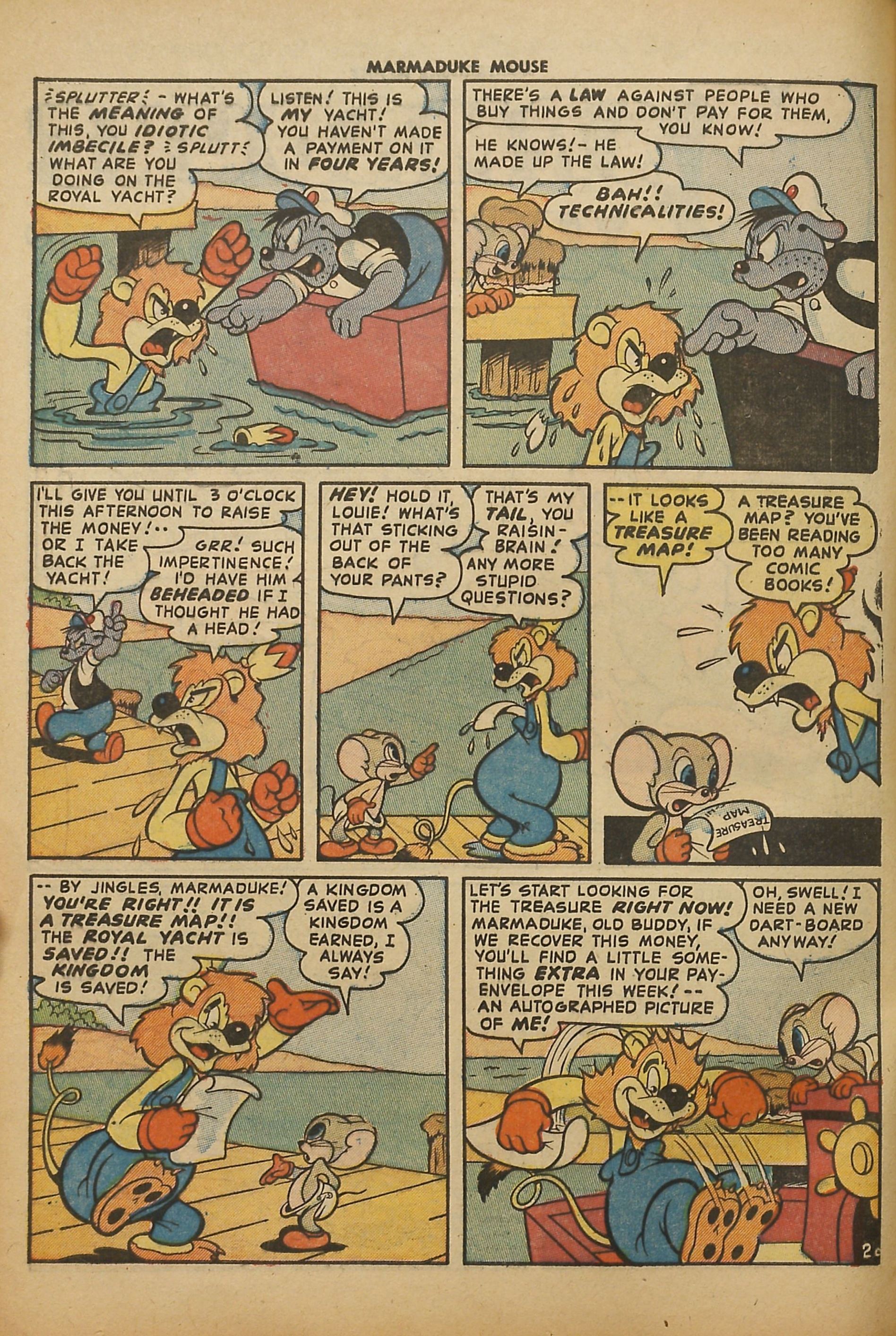 Read online Marmaduke Mouse comic -  Issue #35 - 4