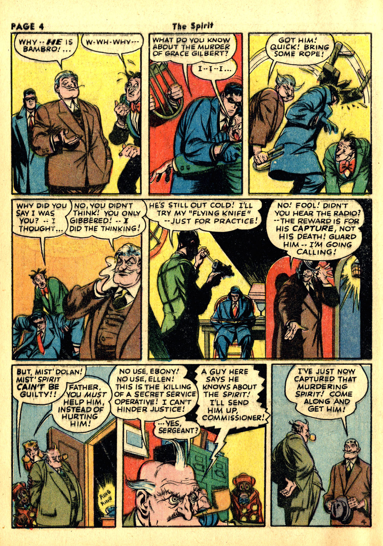 Read online The Spirit (1944) comic -  Issue #1 - 6