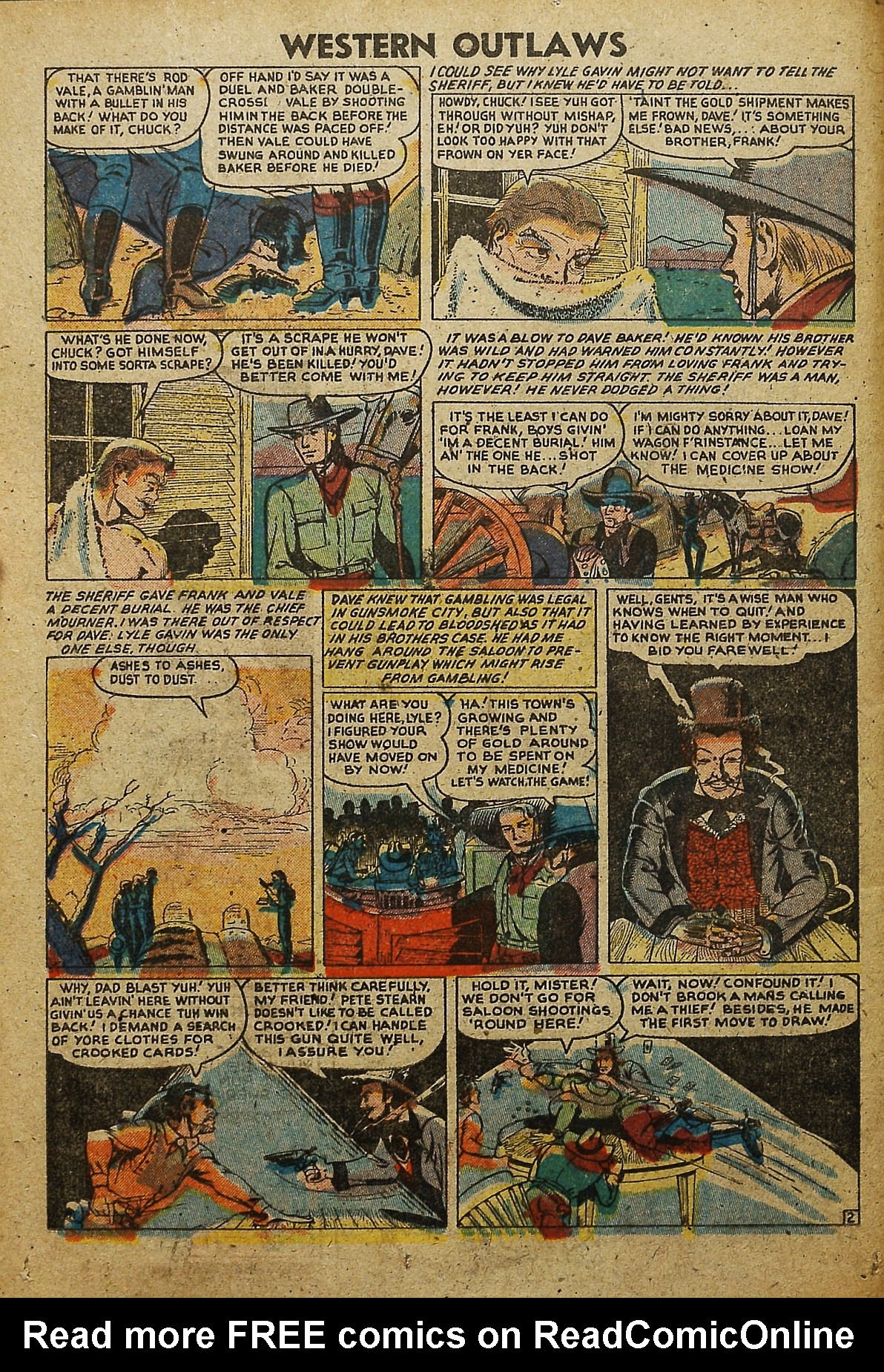 Read online Western Outlaws (1948) comic -  Issue #20 - 26
