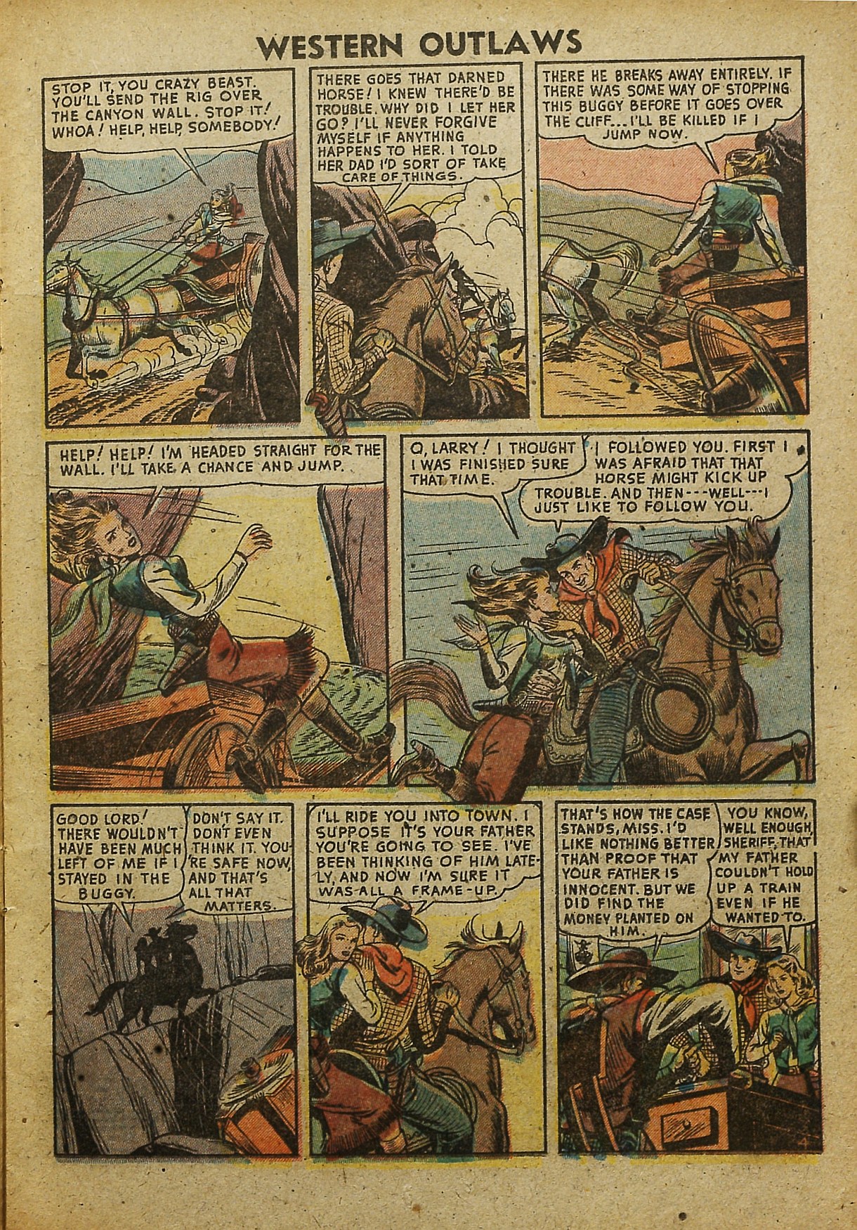 Read online Western Outlaws (1948) comic -  Issue #20 - 15
