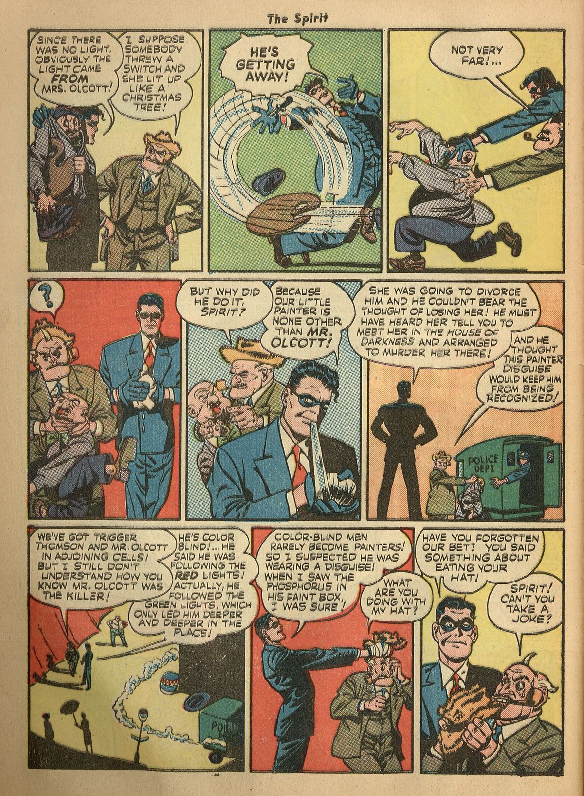 Read online The Spirit (1944) comic -  Issue #4 - 50