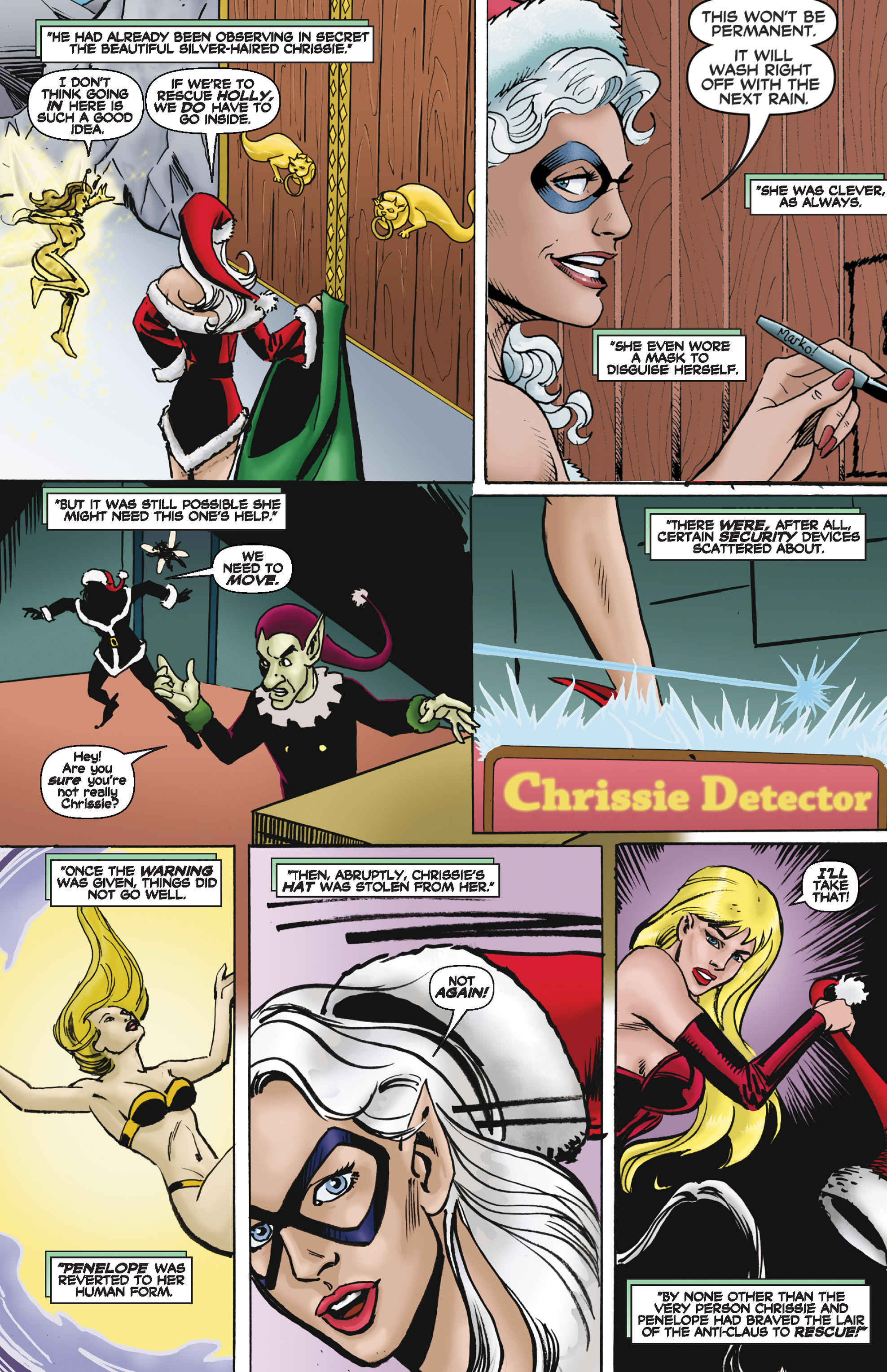 Read online The Adventures of Chrissie Claus comic -  Issue #4 - 5
