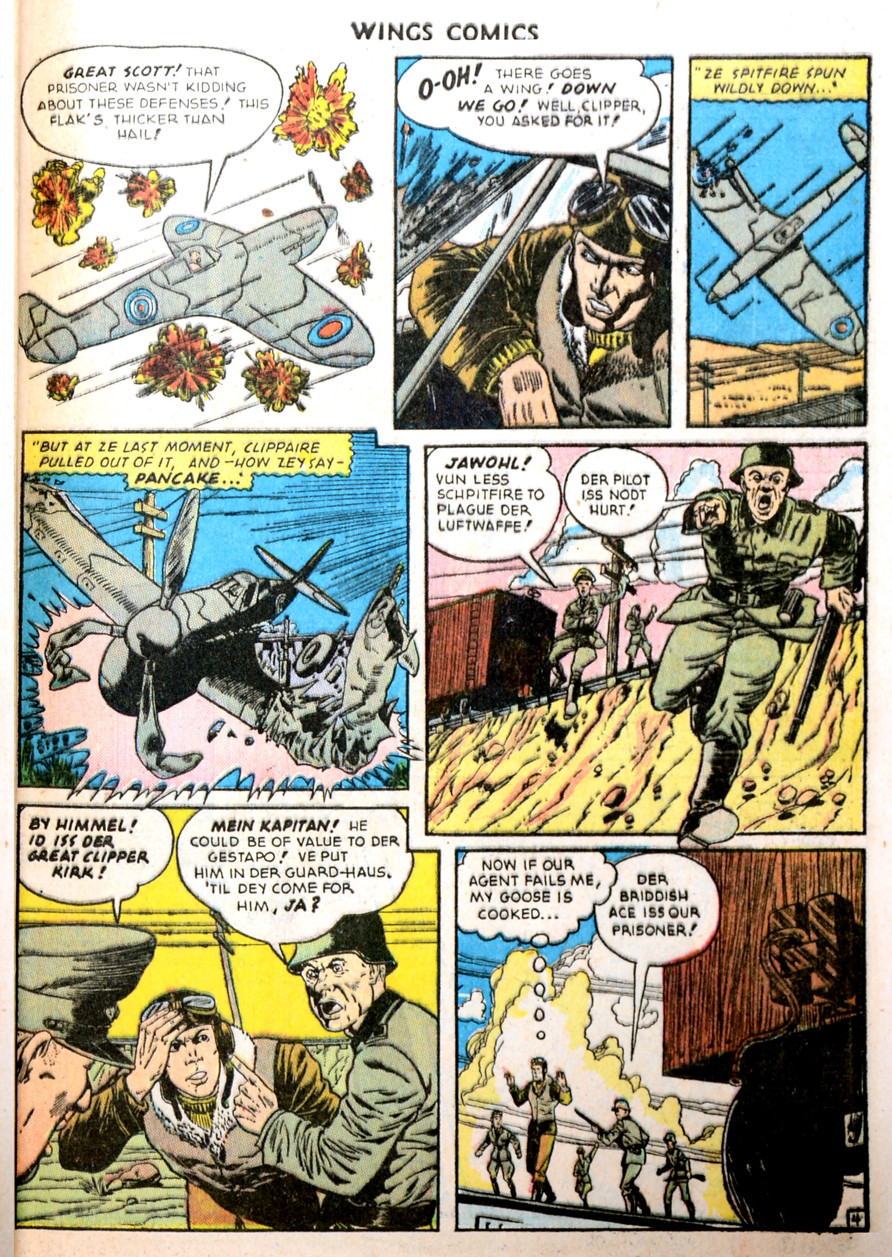 Read online Wings Comics comic -  Issue #47 - 46