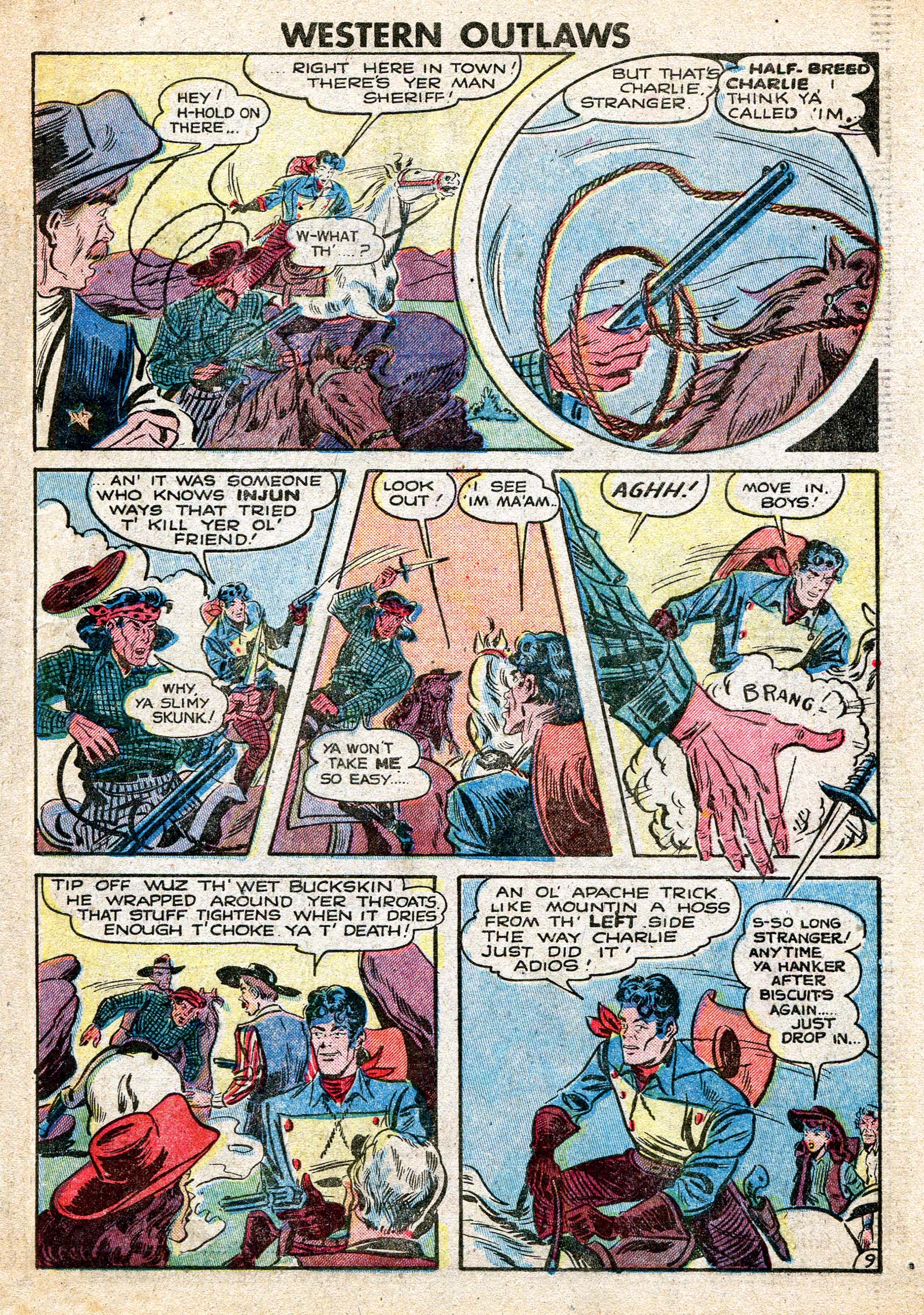 Read online Western Outlaws (1948) comic -  Issue #19 - 32