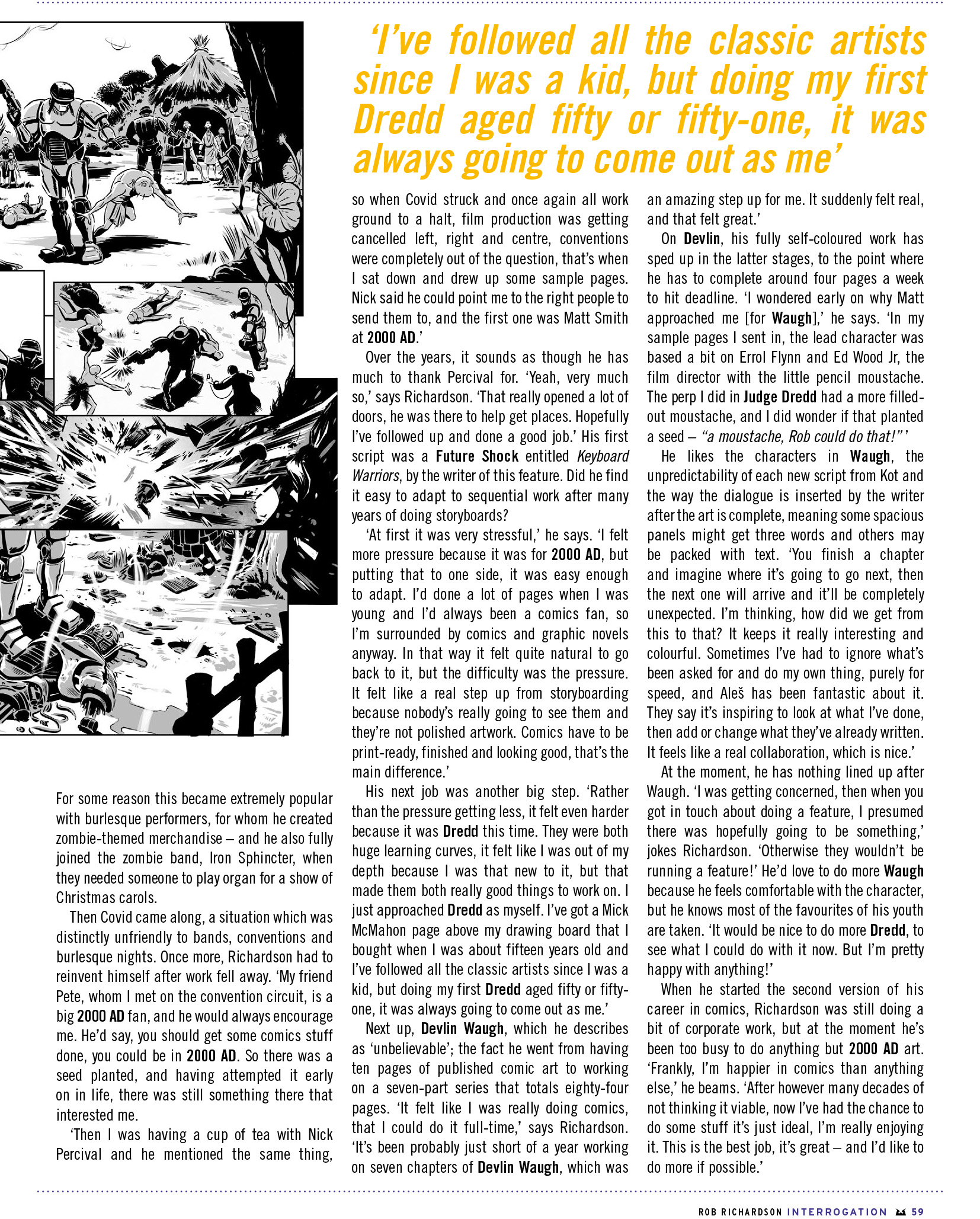 Read online Judge Dredd Megazine (Vol. 5) comic -  Issue #455 - 60