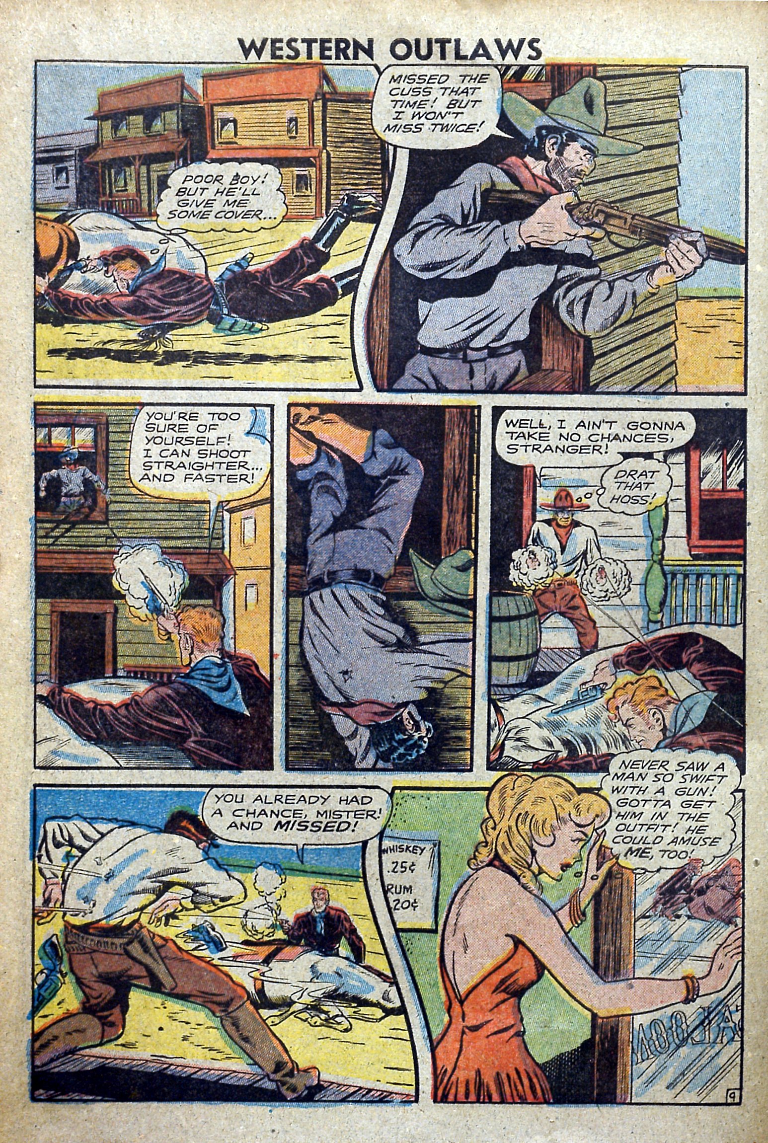 Read online Western Outlaws (1948) comic -  Issue #17 - 10
