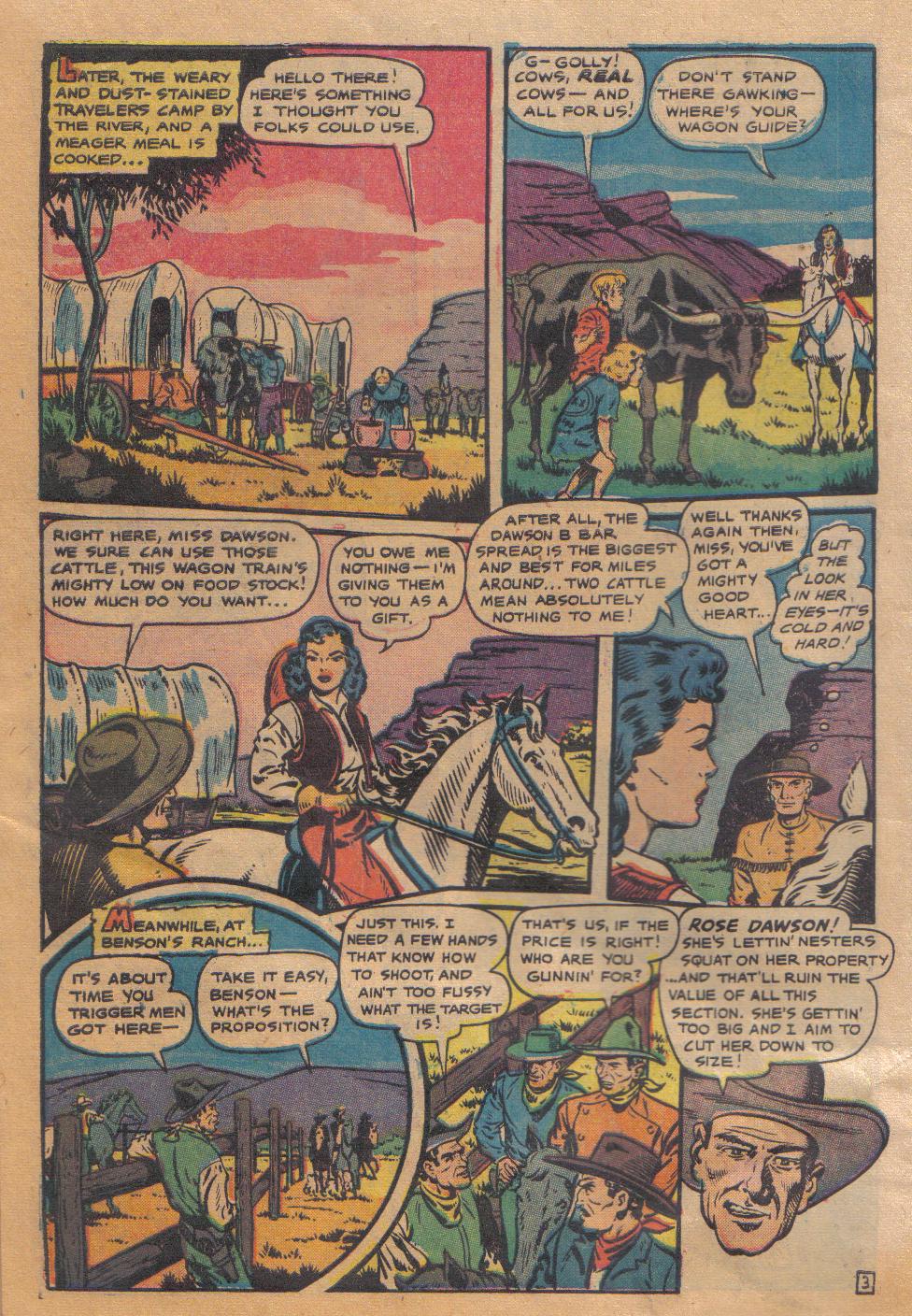 Read online Cowgirl Romances (1950) comic -  Issue #6 - 6