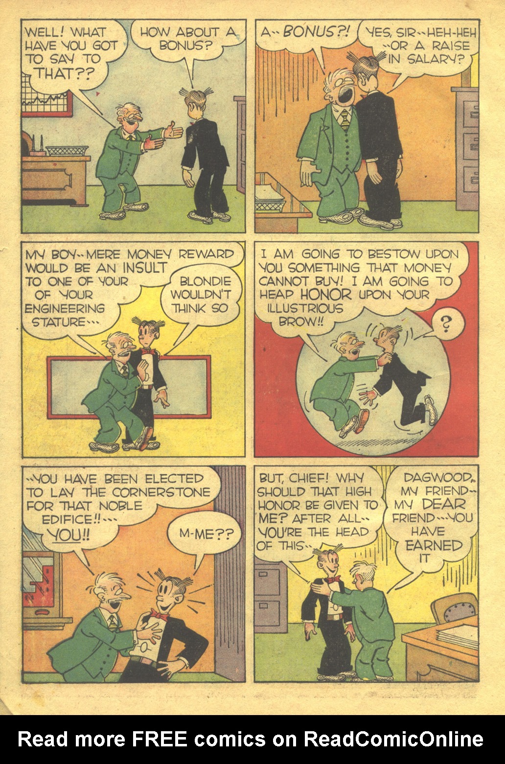 Read online Blondie Comics (1947) comic -  Issue #4 - 6