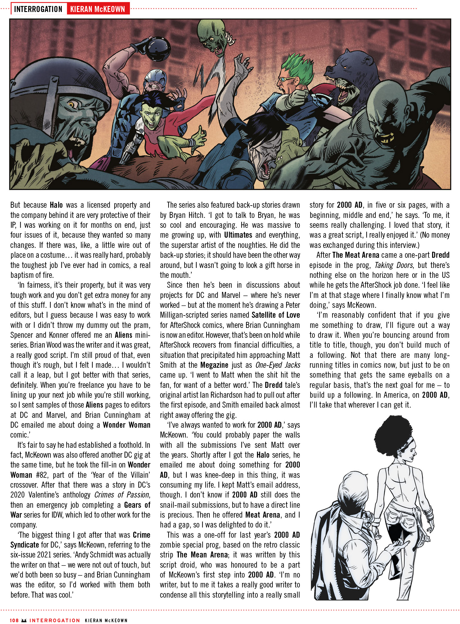 Read online Judge Dredd Megazine (Vol. 5) comic -  Issue #457 - 110
