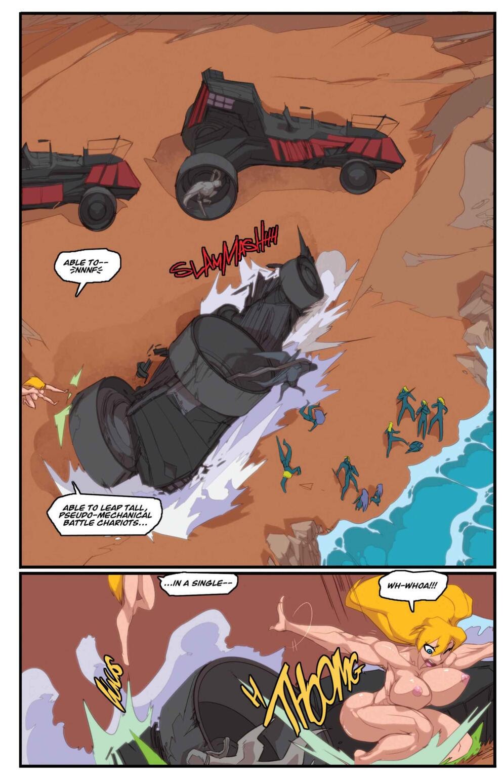 Read online Gina Diggers: Warnerd of Mars comic -  Issue # Full - 18