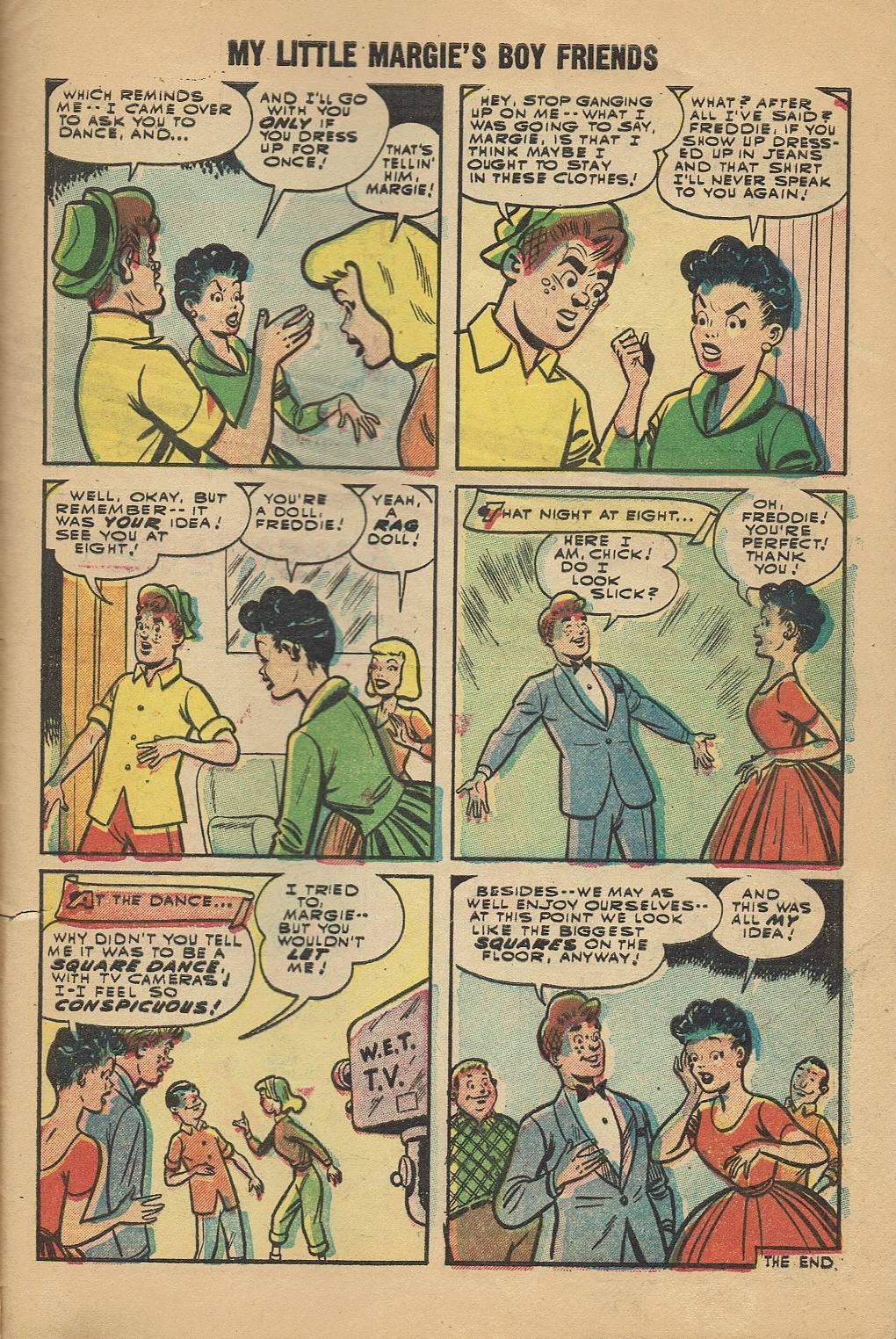 Read online My Little Margie's Boy Friends comic -  Issue #2 - 33