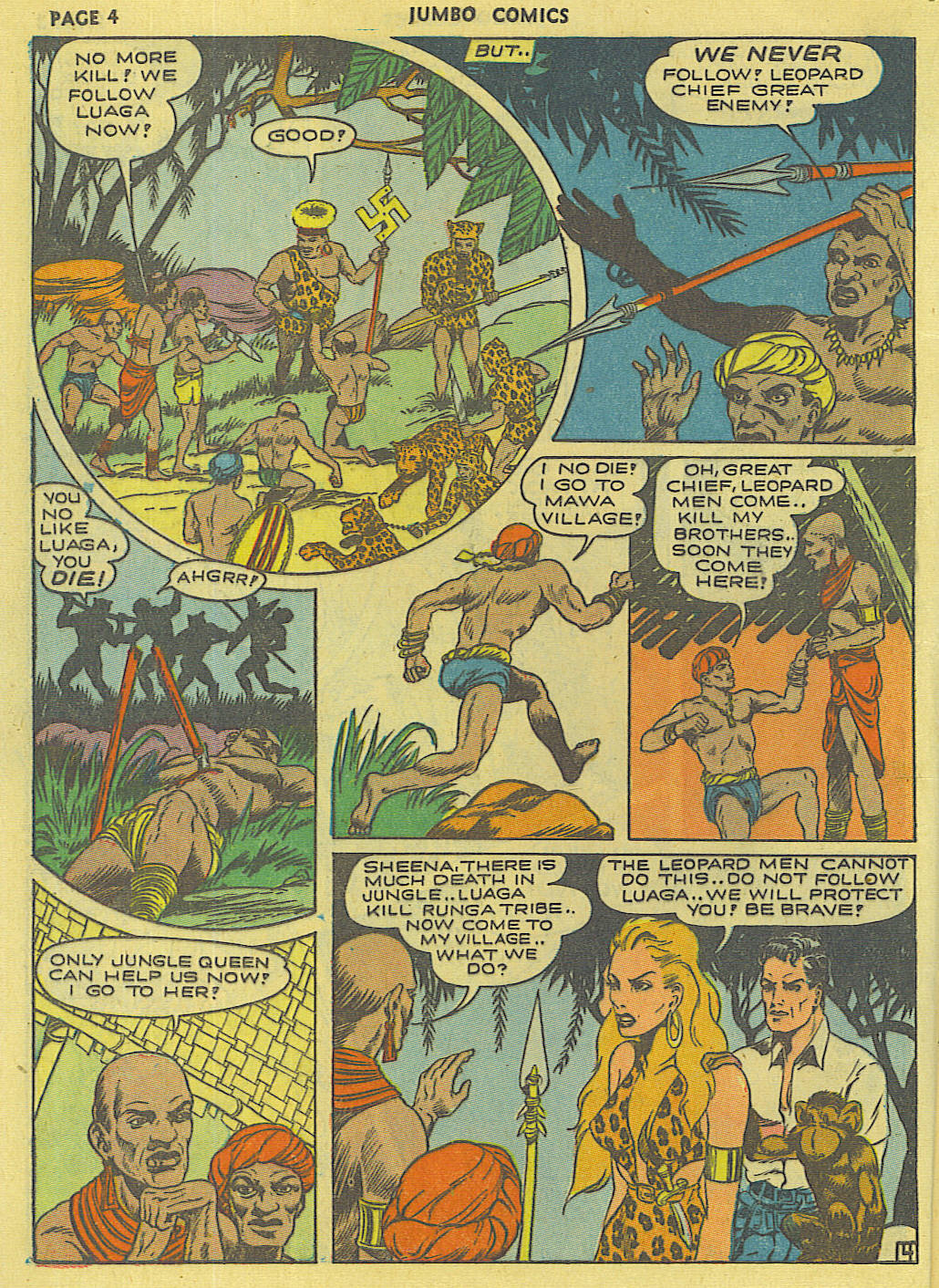 Read online Jumbo Comics comic -  Issue #42 - 6