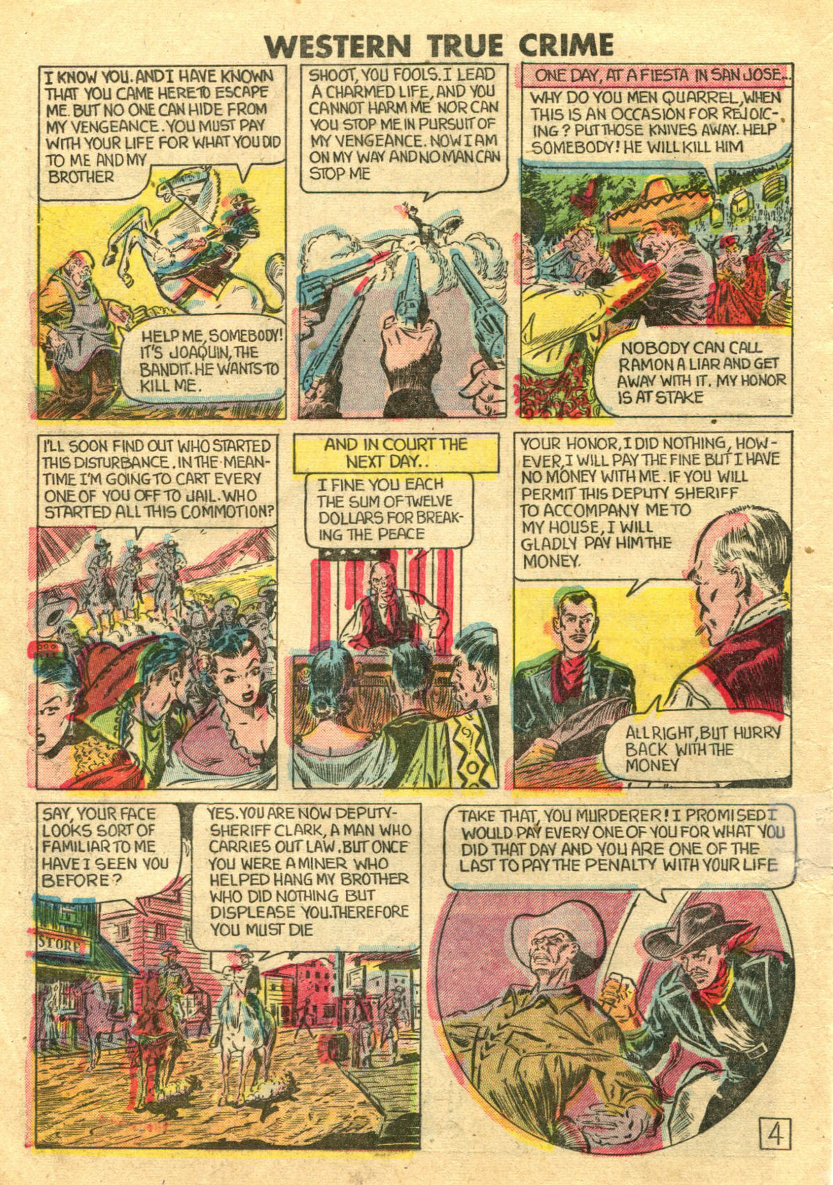 Read online Western True Crime comic -  Issue #4 - 16