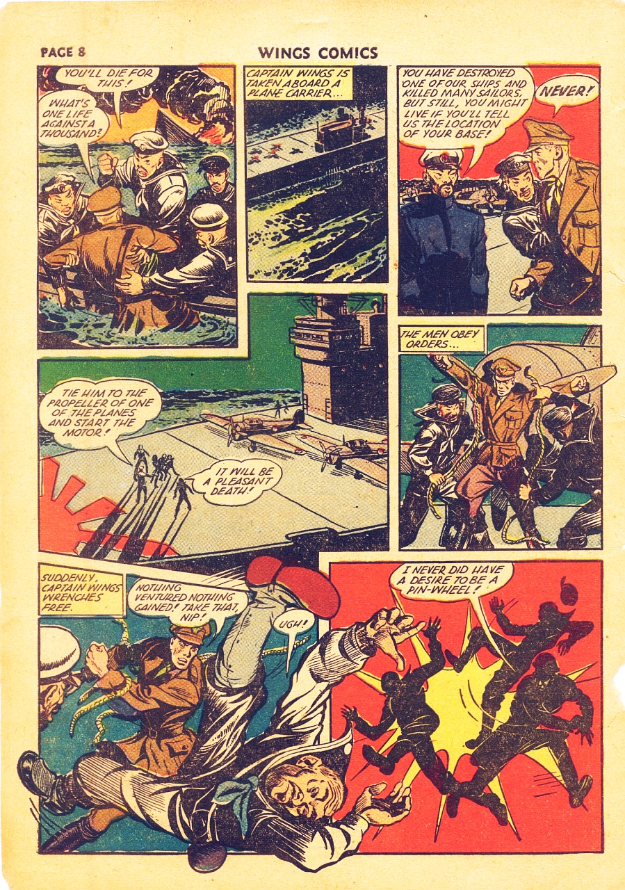 Read online Wings Comics comic -  Issue #28 - 11