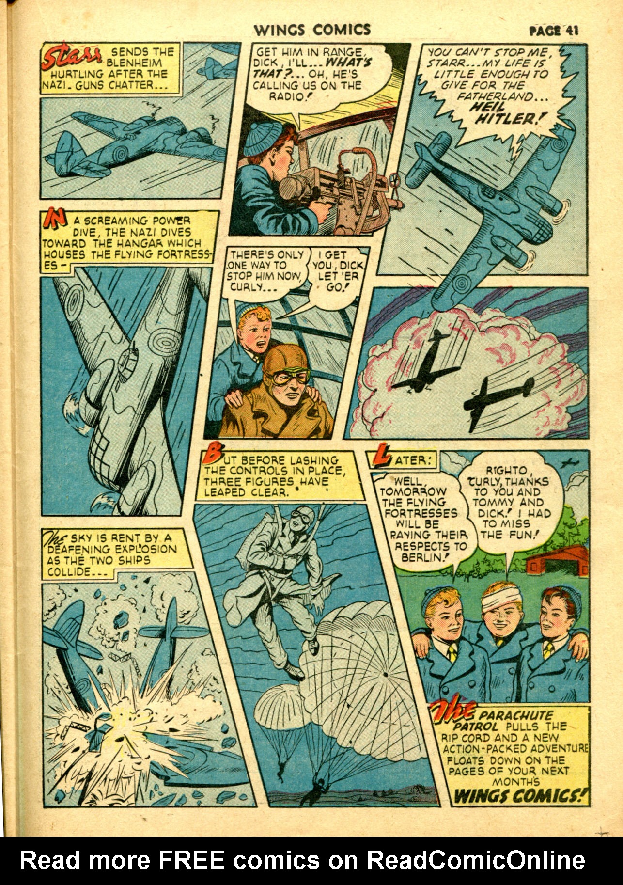 Read online Wings Comics comic -  Issue #19 - 44