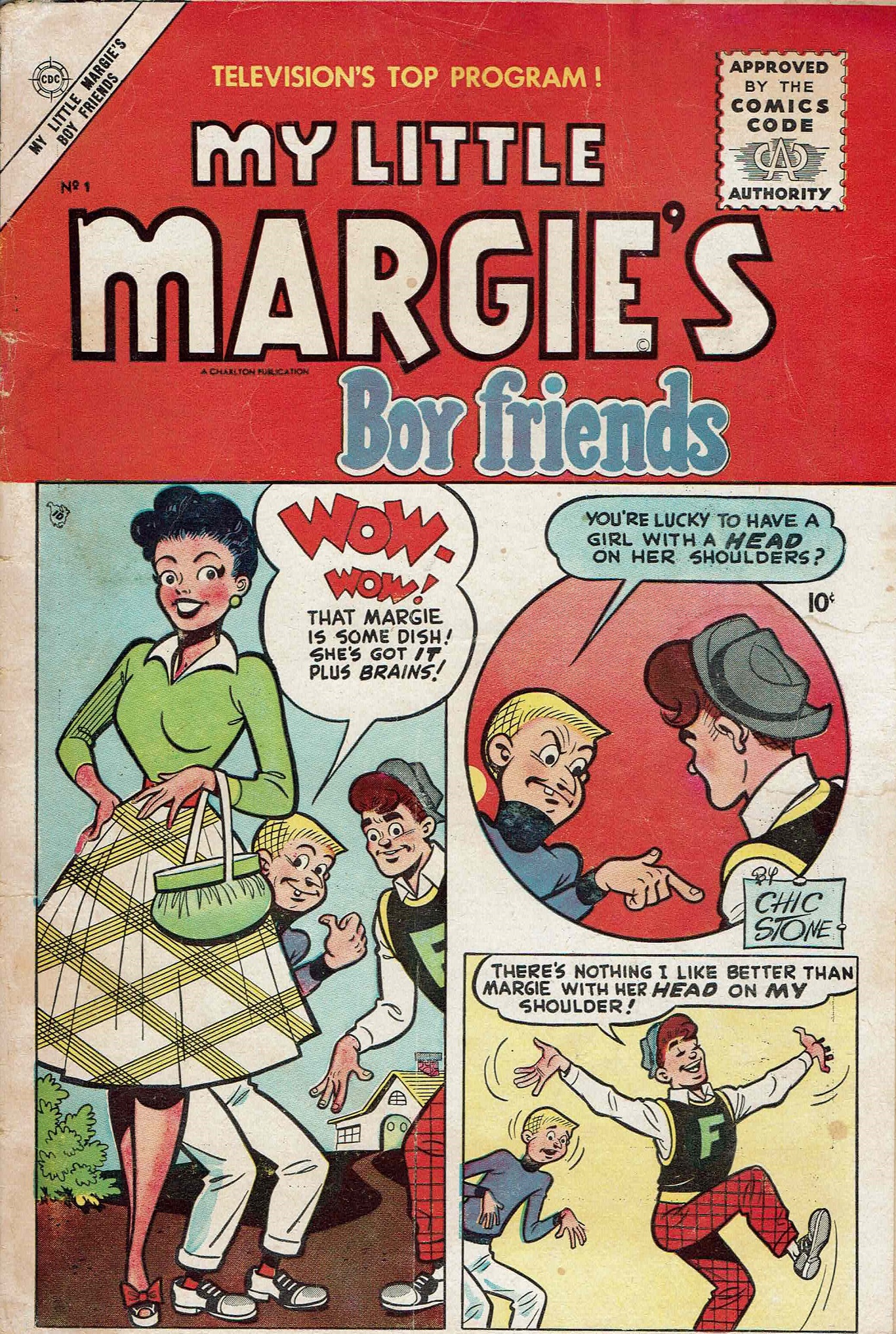 Read online My Little Margie's Boy Friends comic -  Issue #1 - 1