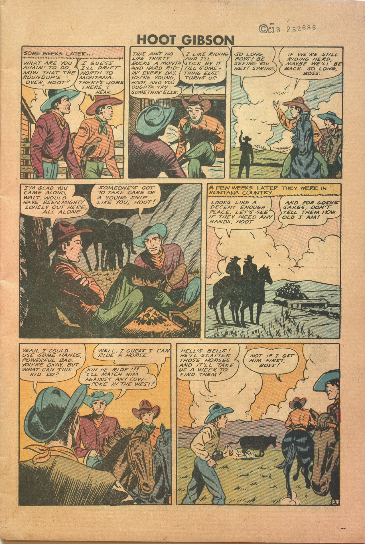 Read online Hoot Gibson comic -  Issue #1 - 3