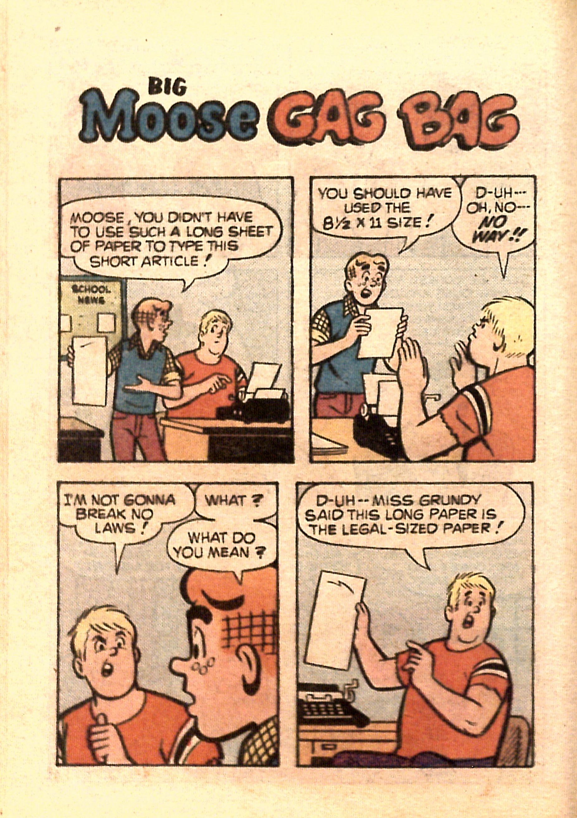 Read online Archie...Archie Andrews, Where Are You? Digest Magazine comic -  Issue #17 - 52