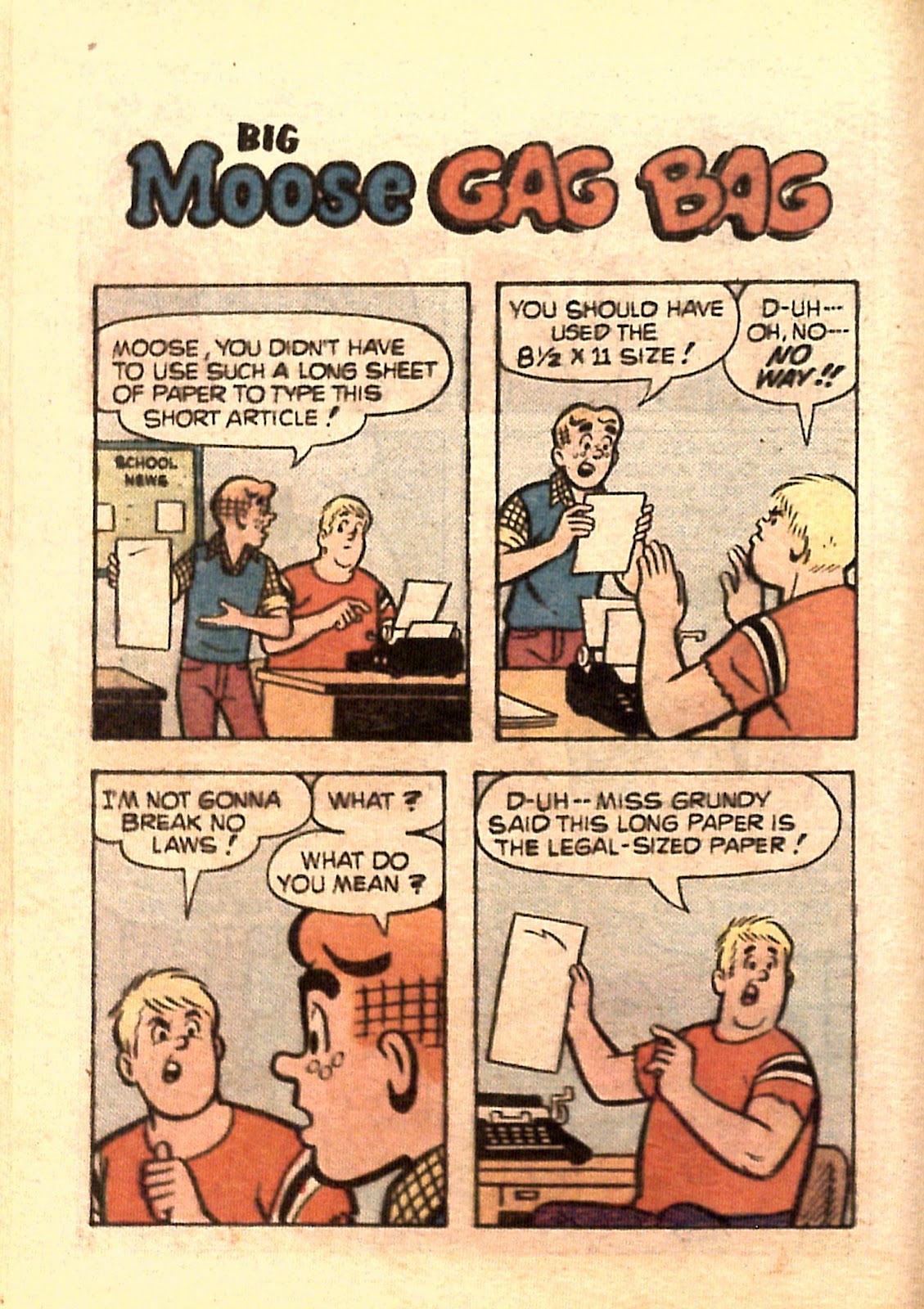 Archie...Archie Andrews, Where Are You? Digest Magazine issue 17 - Page 52