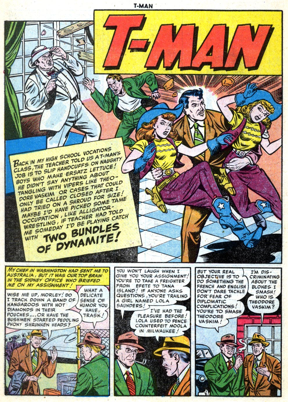 Read online T-Man: World Wide Trouble Shooter comic -  Issue #32 - 10