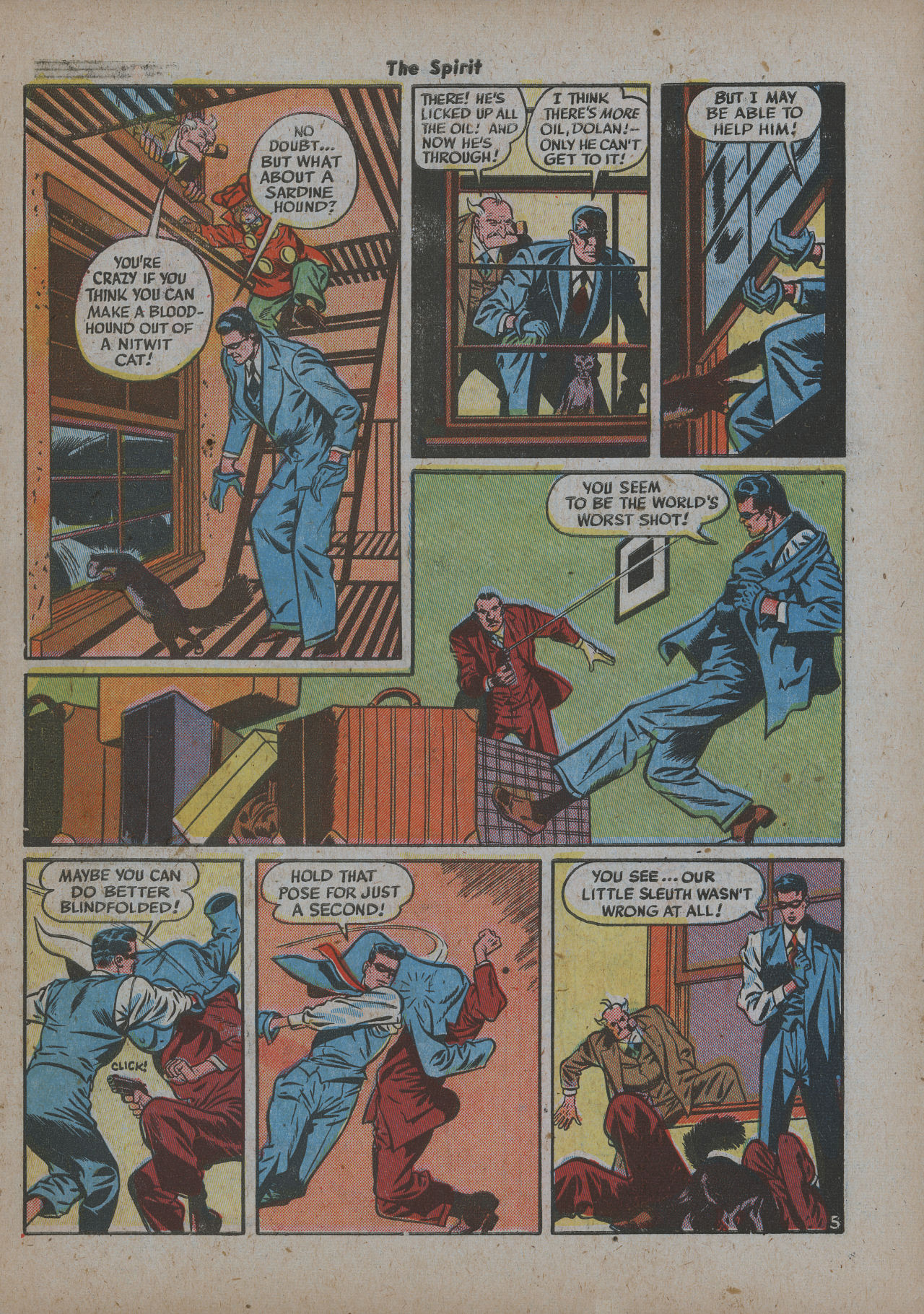 Read online The Spirit (1944) comic -  Issue #16 - 7