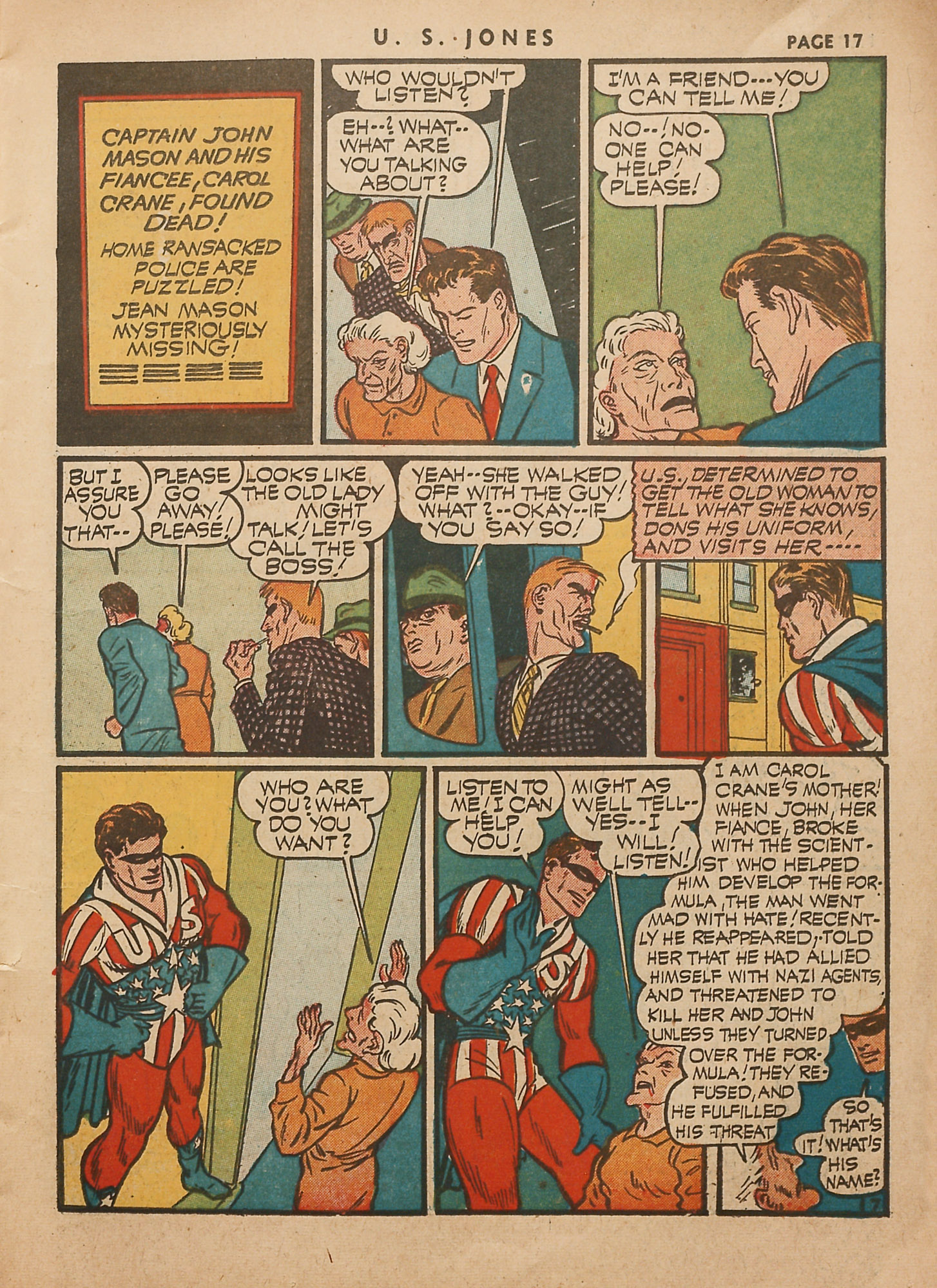 Read online U.S. Jones comic -  Issue #1 - 18