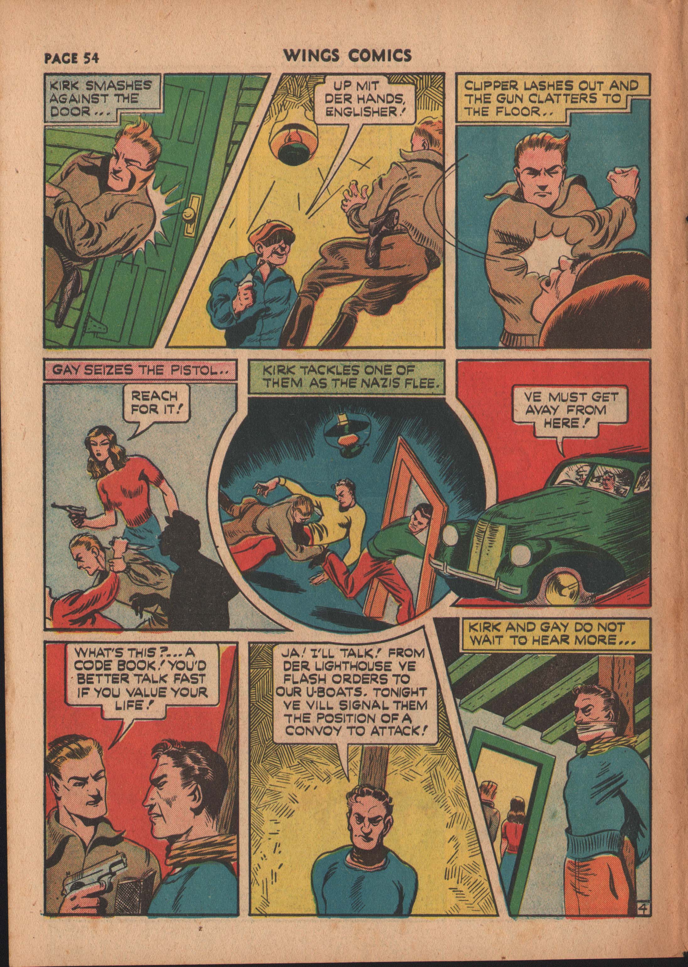 Read online Wings Comics comic -  Issue #13 - 56