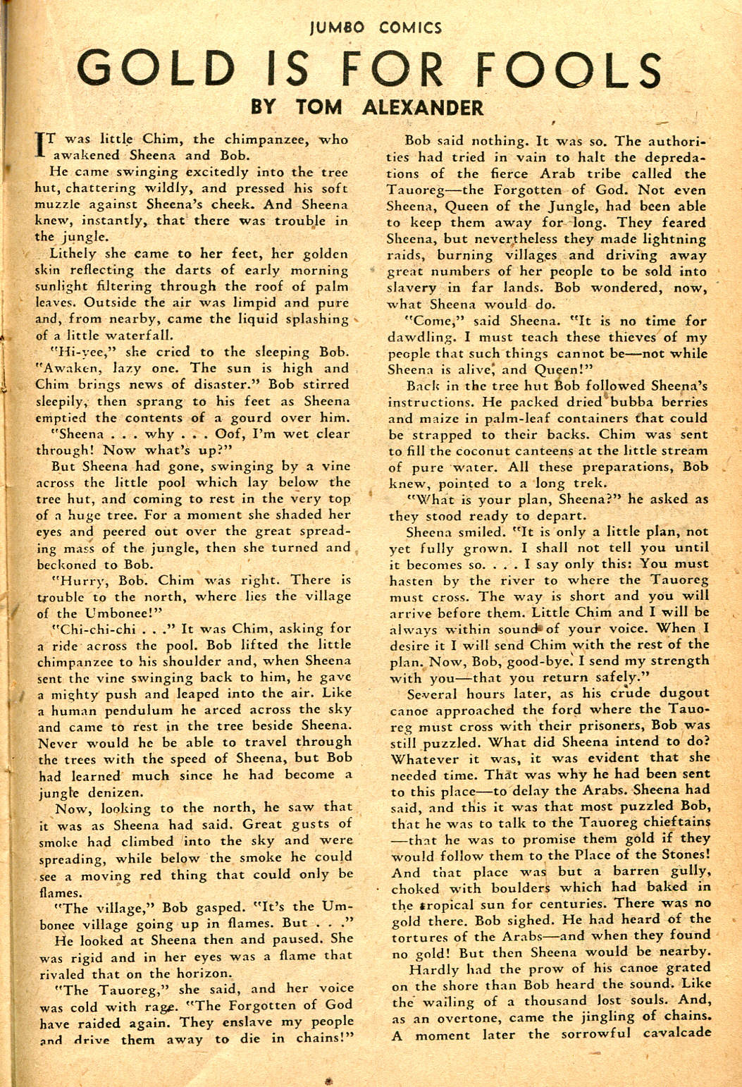 Read online Jumbo Comics comic -  Issue #85 - 35