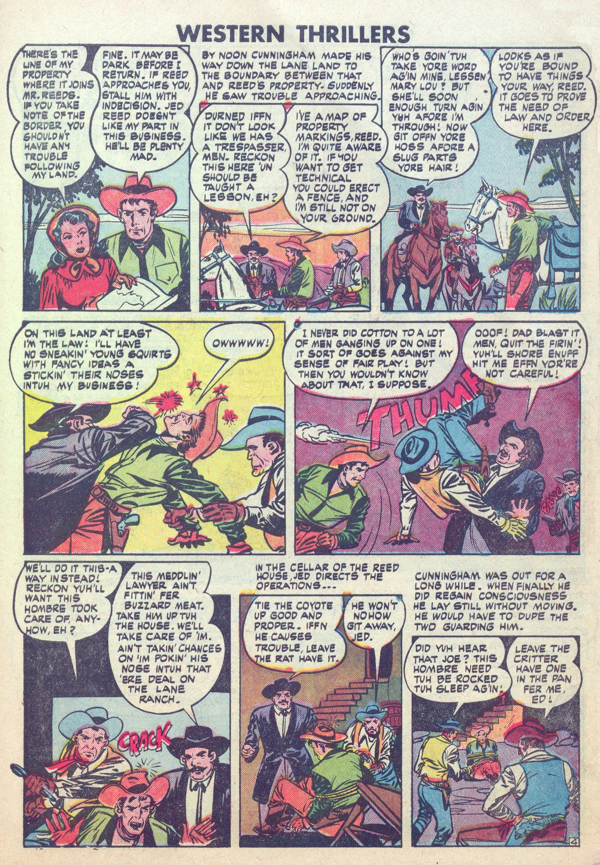 Read online Western Thrillers (1948) comic -  Issue #6 - 27