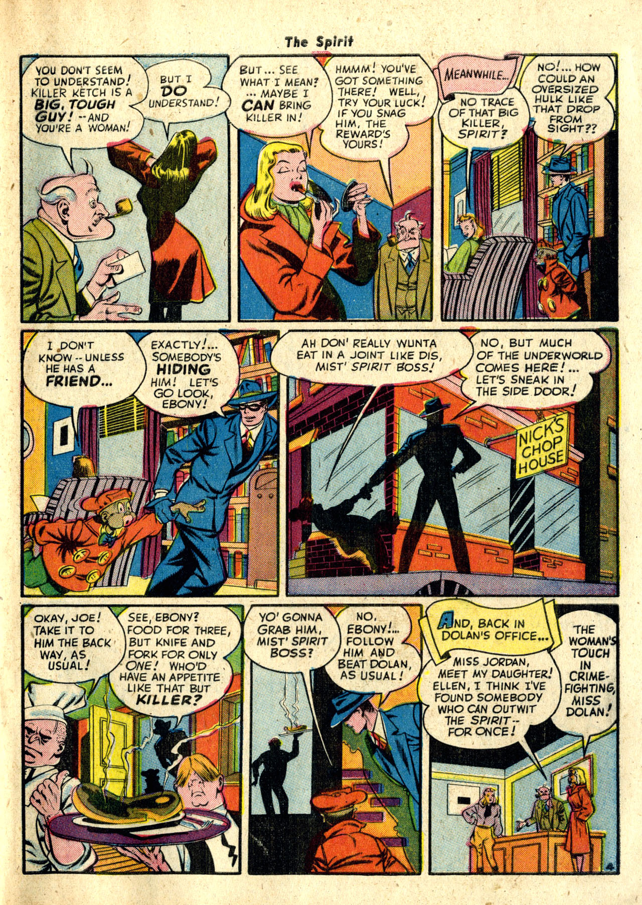Read online The Spirit (1944) comic -  Issue #10 - 45