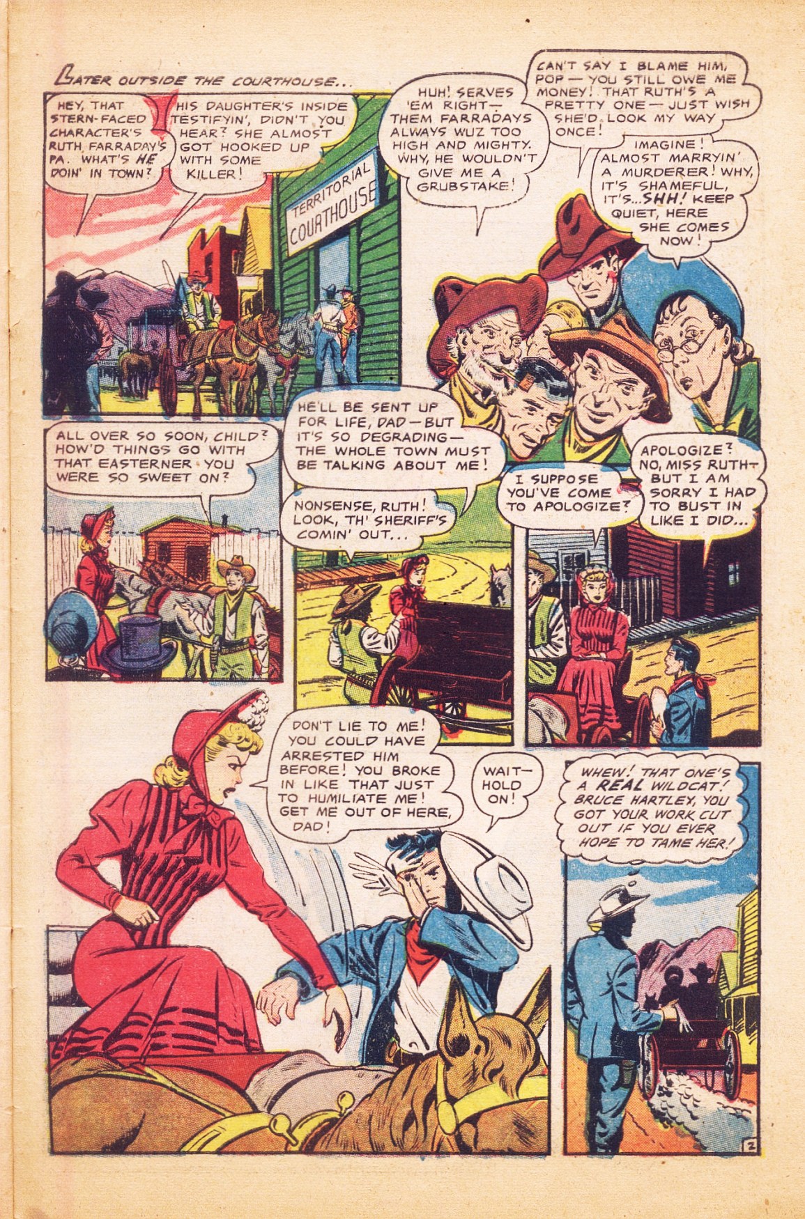 Read online Cowgirl Romances (1950) comic -  Issue #9 - 27