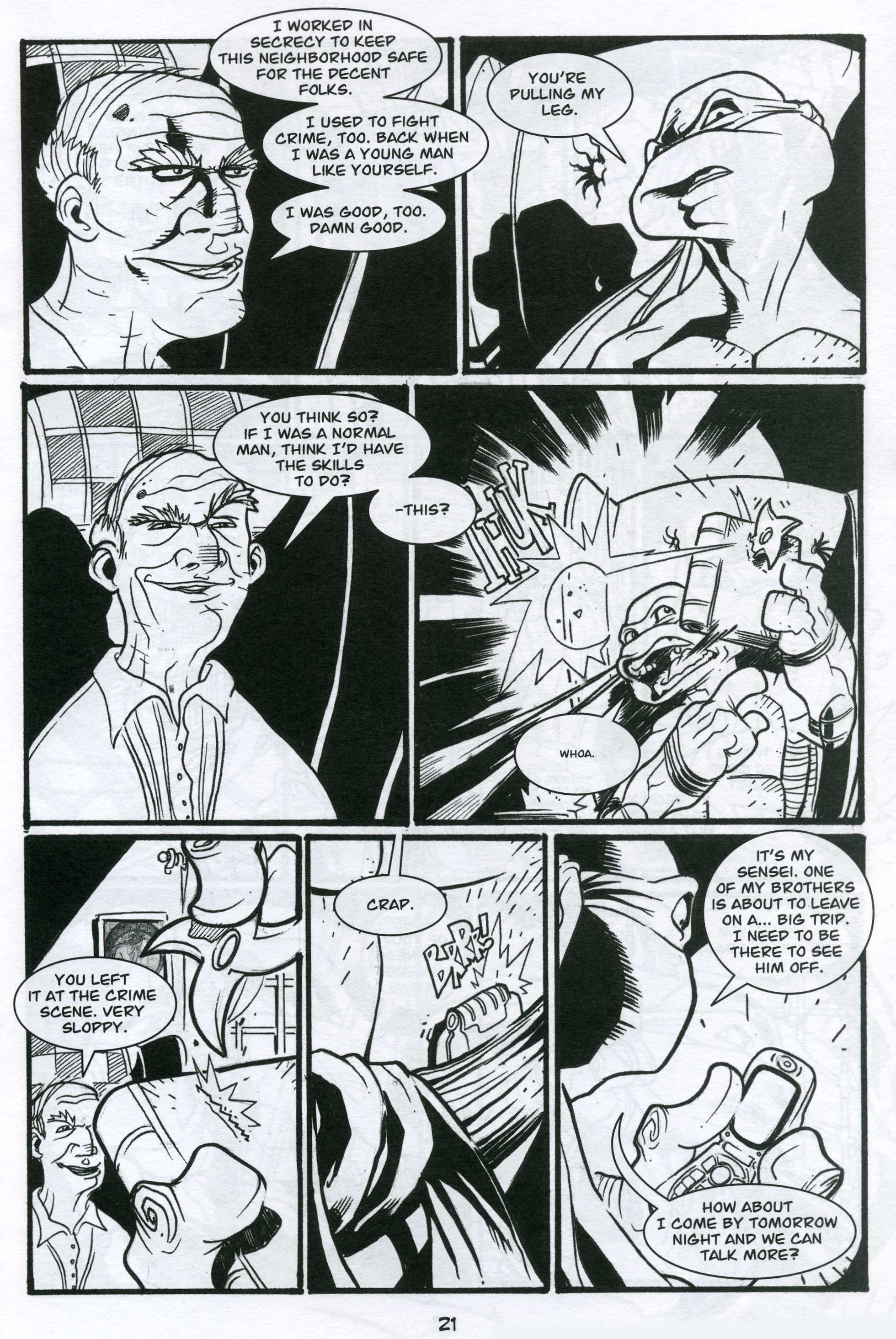Read online TMNT Movie Prequel comic -  Issue #1 - 22