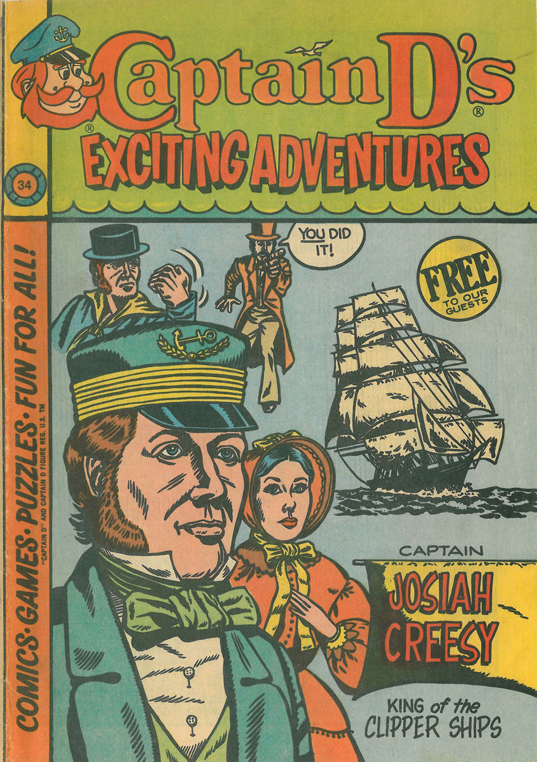 Read online Captain D's Exciting Adventures comic -  Issue #34 - 1