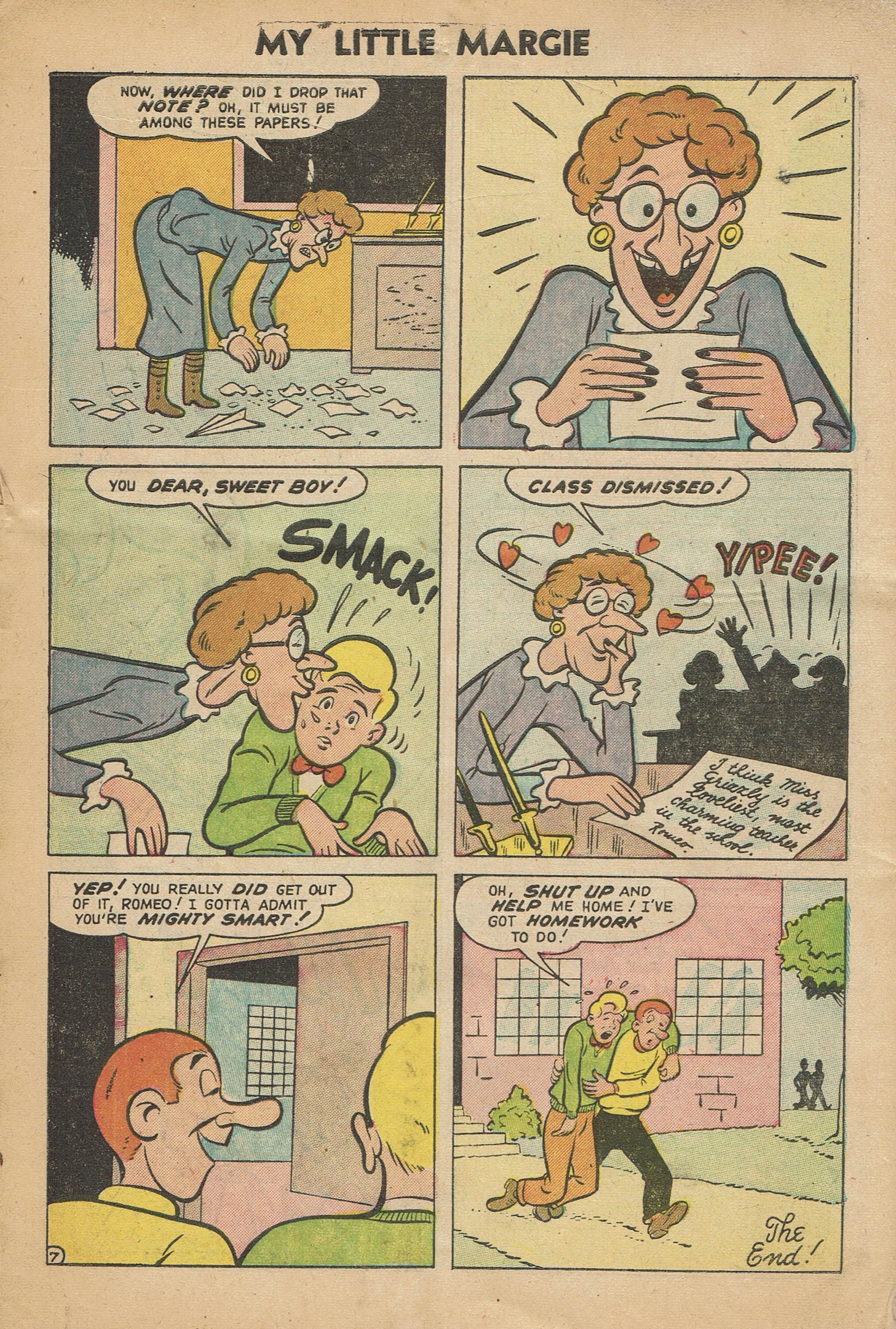 Read online My Little Margie (1954) comic -  Issue #9 - 34