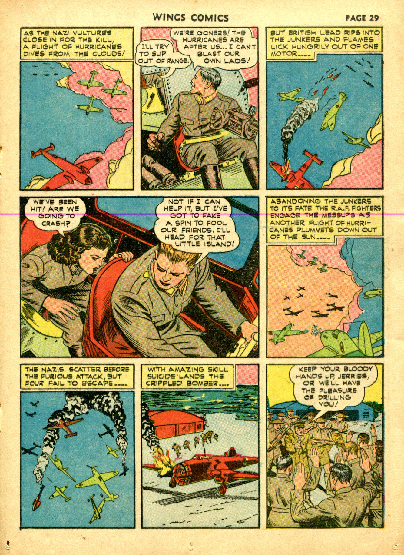 Read online Wings Comics comic -  Issue #19 - 32