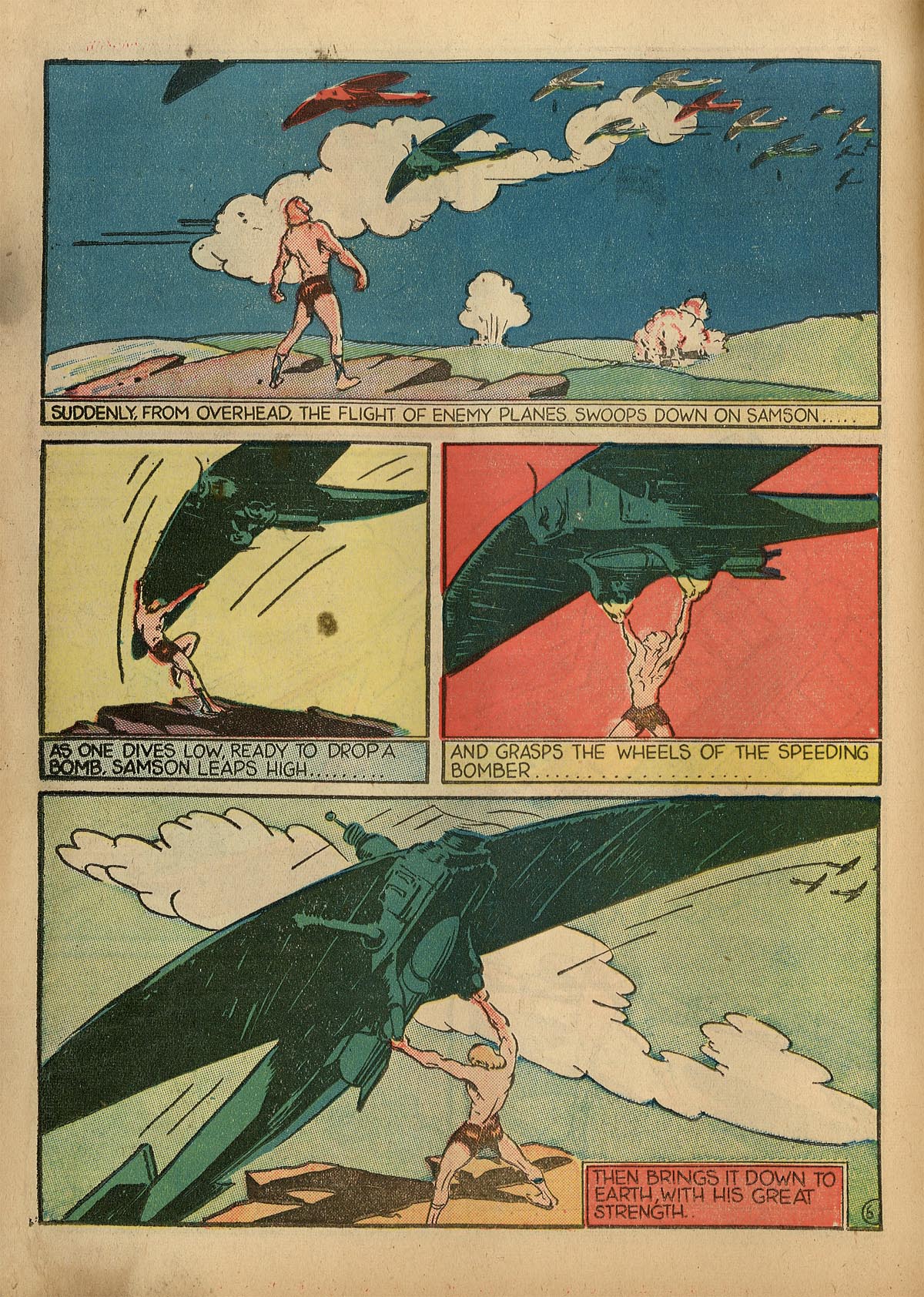 Read online Samson (1940) comic -  Issue #1 - 23