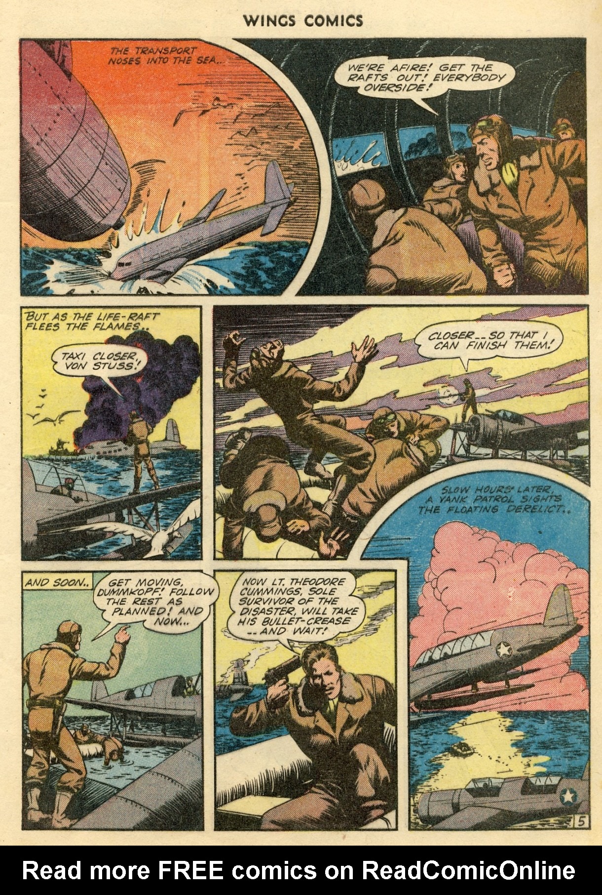 Read online Wings Comics comic -  Issue #36 - 7