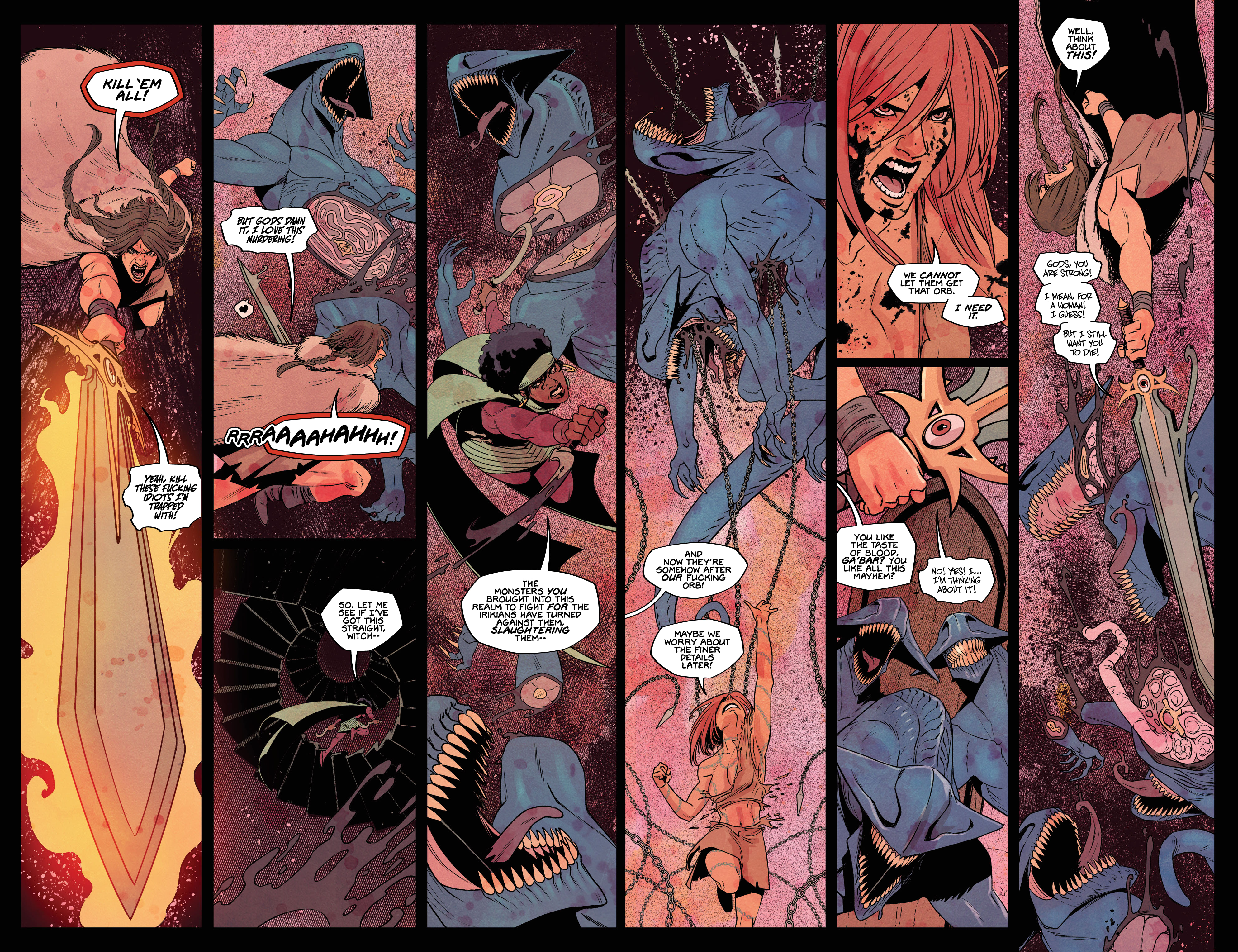 Read online Queen of Swords: A Barbaric Story comic -  Issue #1 - 30