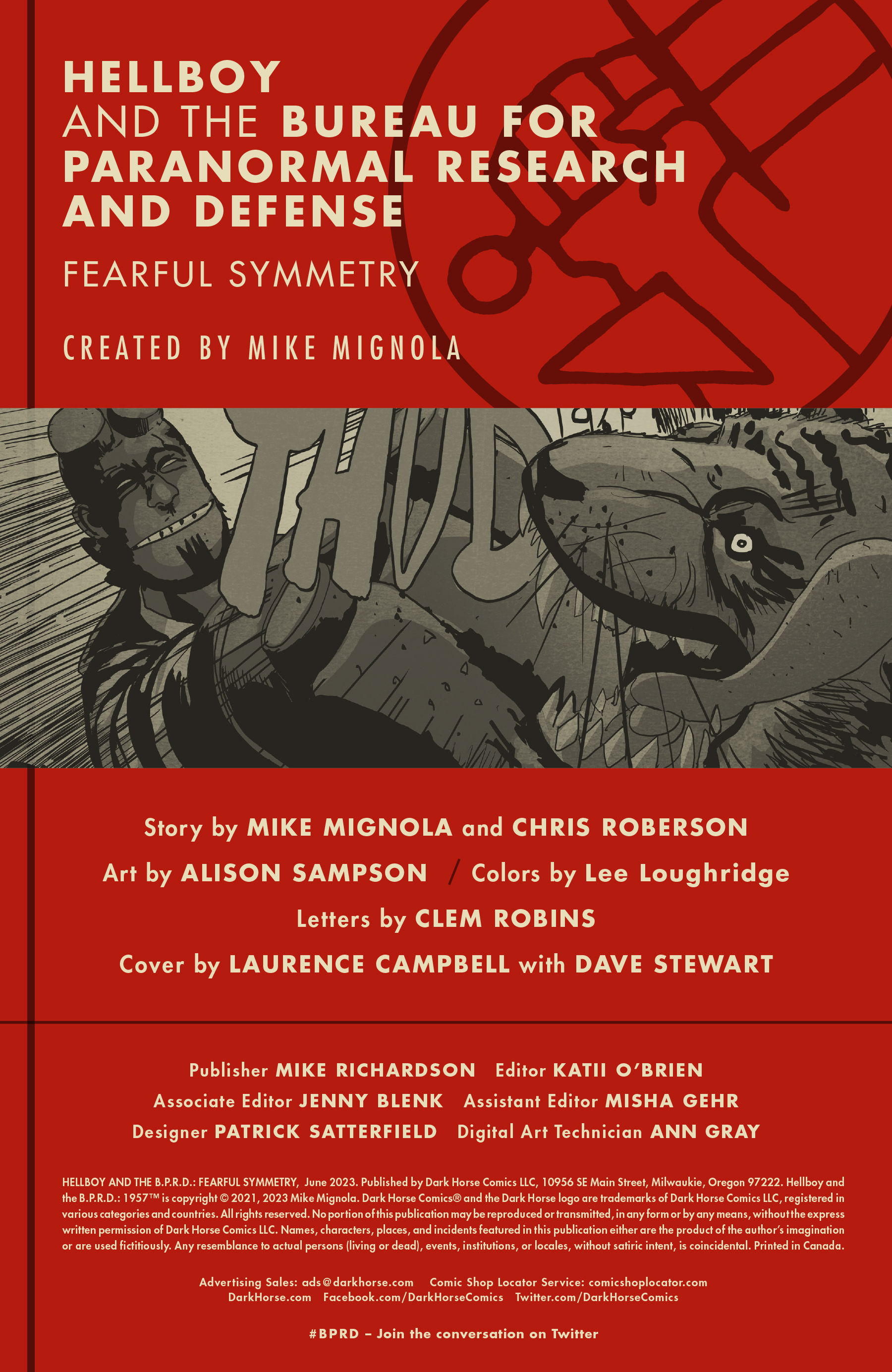 Read online Hellboy and the B.P.R.D.: 1957 - Fearful Symmetry comic -  Issue # Full - 2