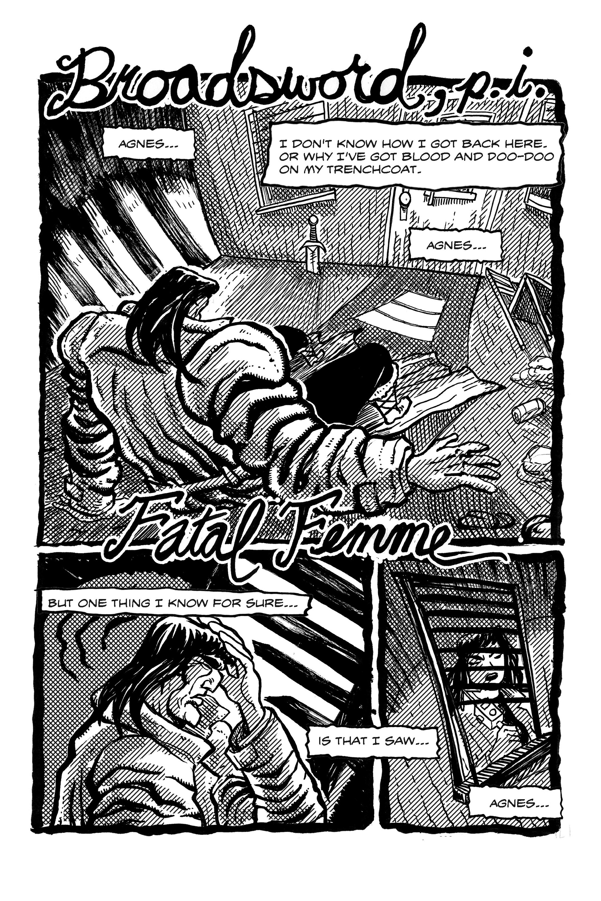 Read online Broadsword, P.I. comic -  Issue #4 - 24