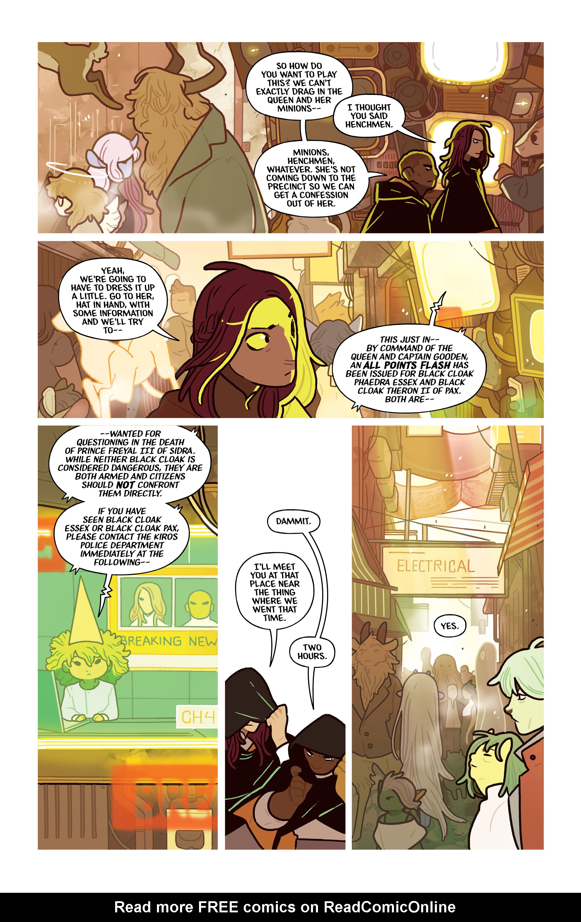 Read online Black Cloak comic -  Issue #4 - 12