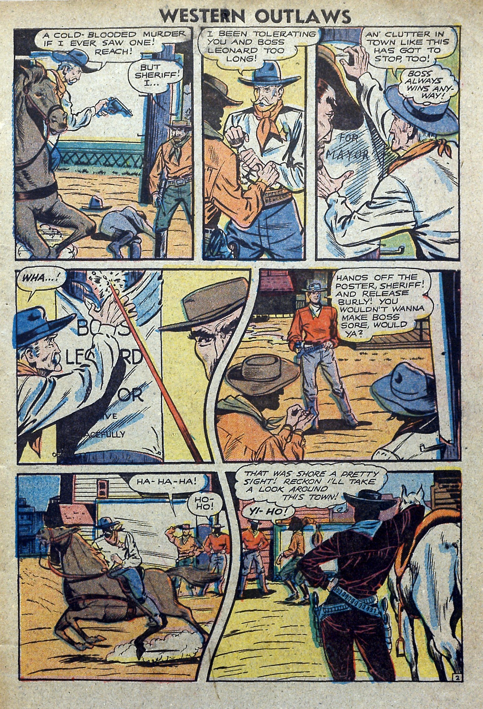 Read online Western Outlaws (1948) comic -  Issue #17 - 3