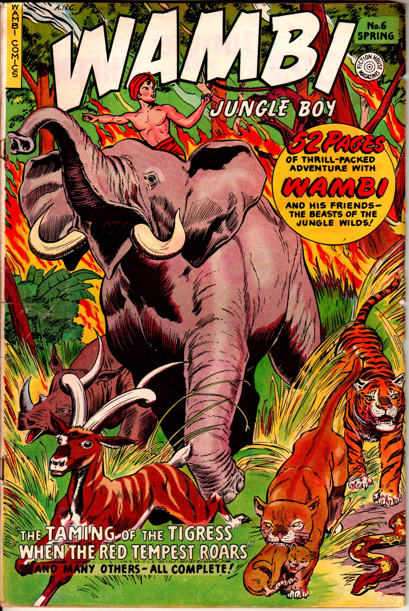 Read online Wambi Jungle Boy comic -  Issue #6 - 1