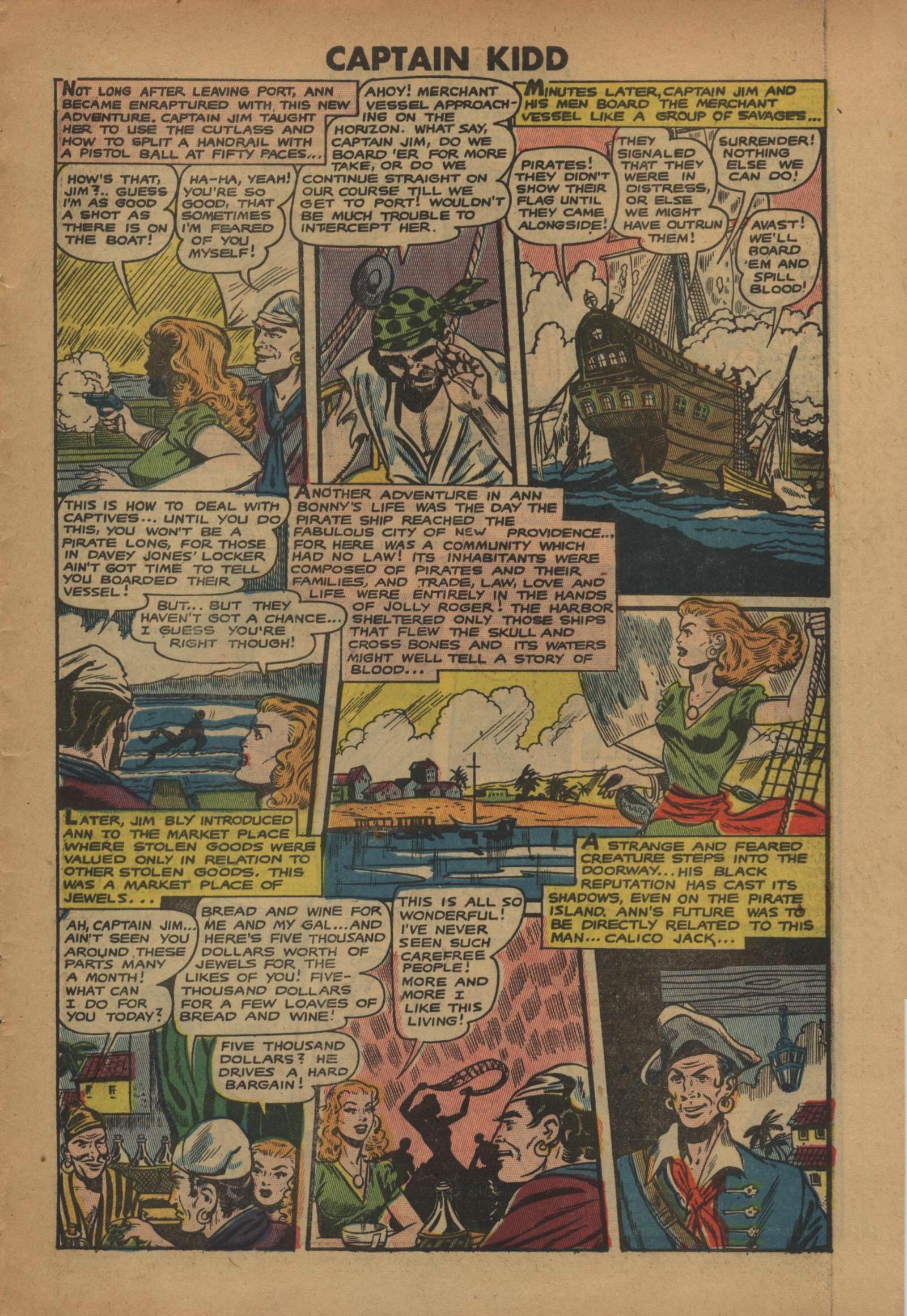 Read online Captain Kidd comic -  Issue #25 - 27