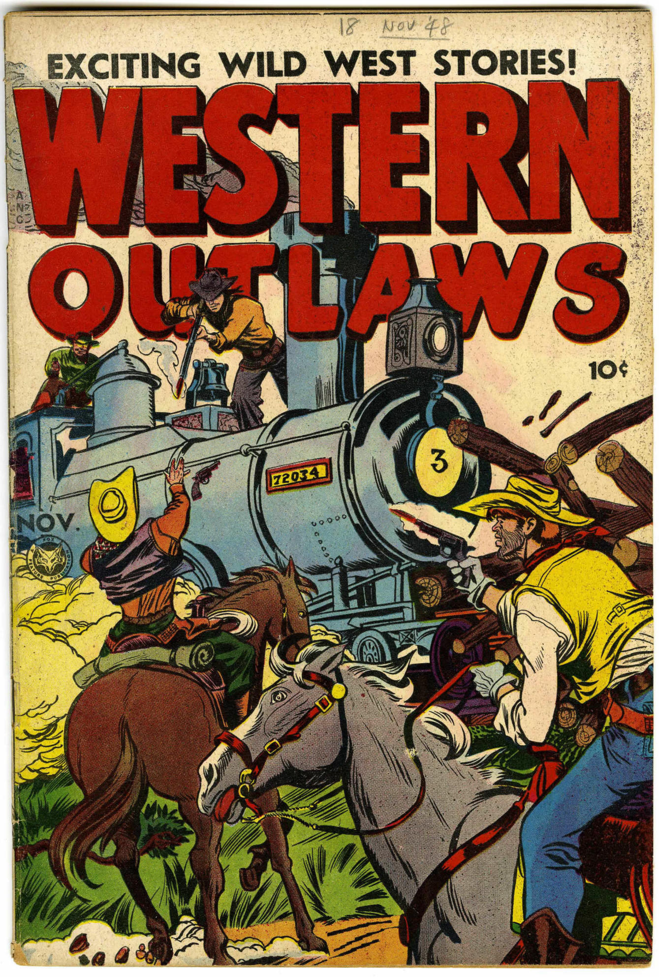 Read online Western Outlaws (1948) comic -  Issue #18 - 1