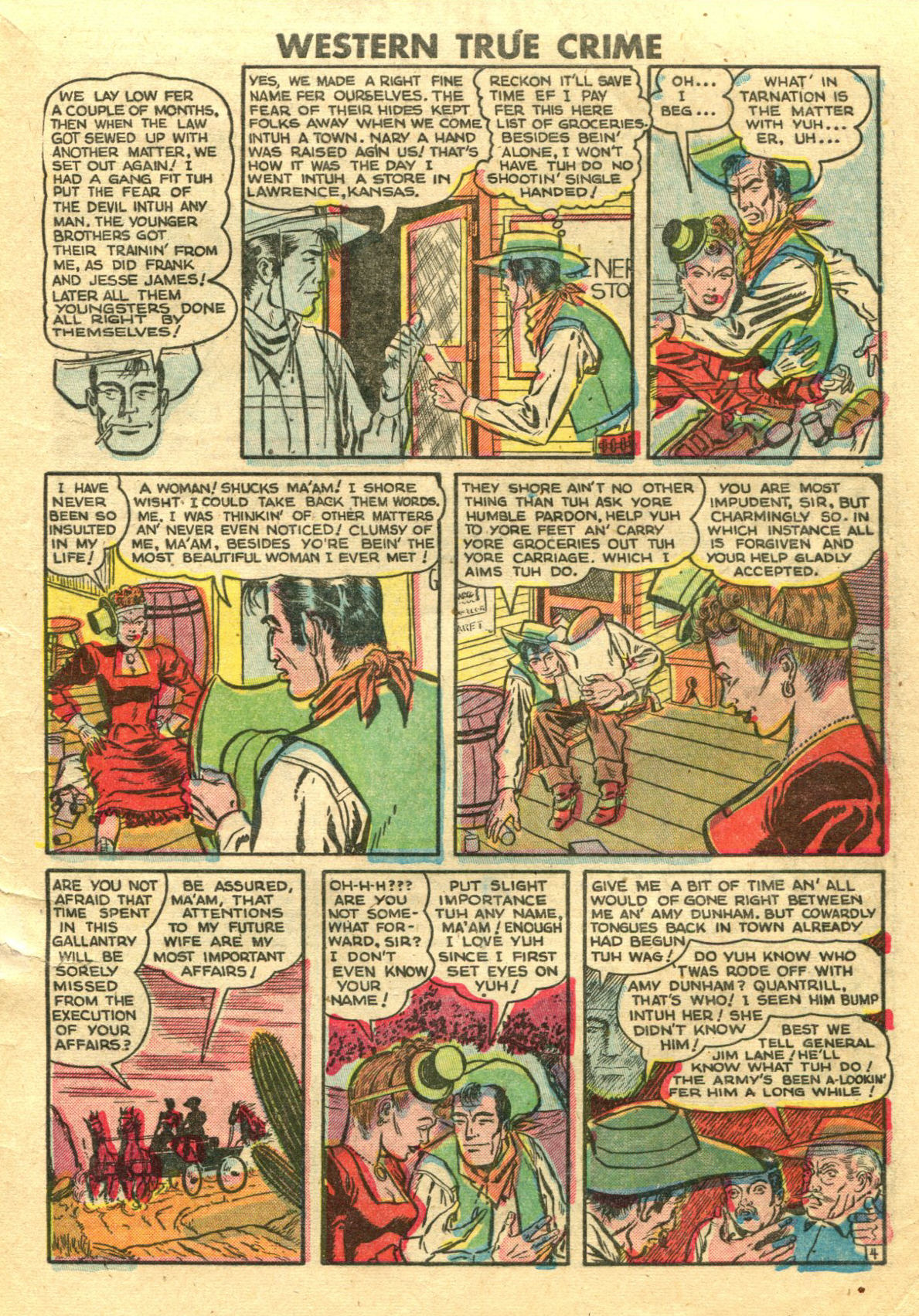 Read online Western True Crime comic -  Issue #4 - 5