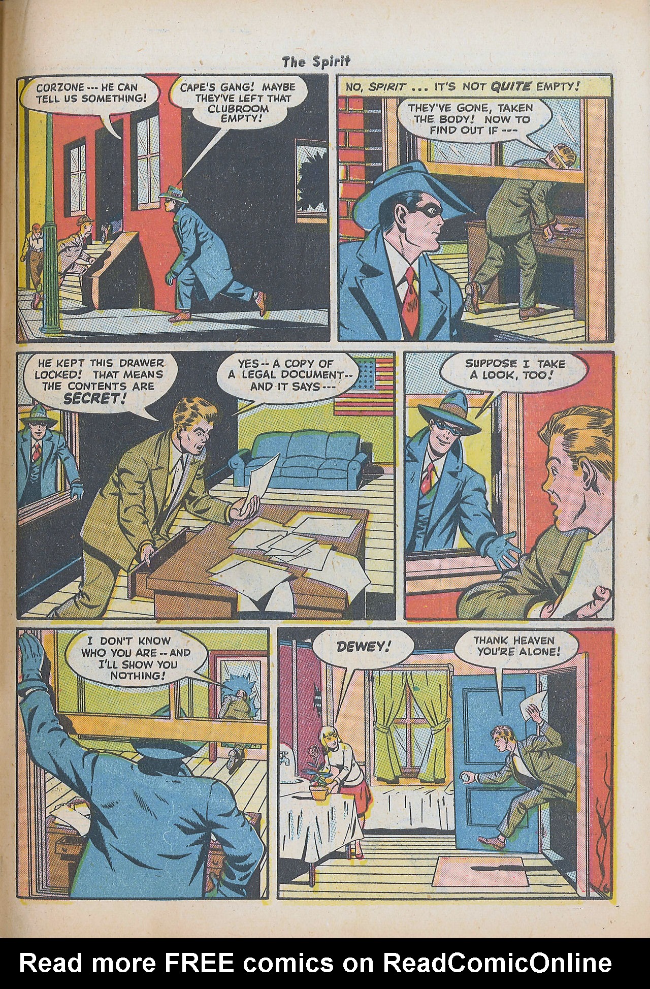 Read online The Spirit (1944) comic -  Issue #9 - 47